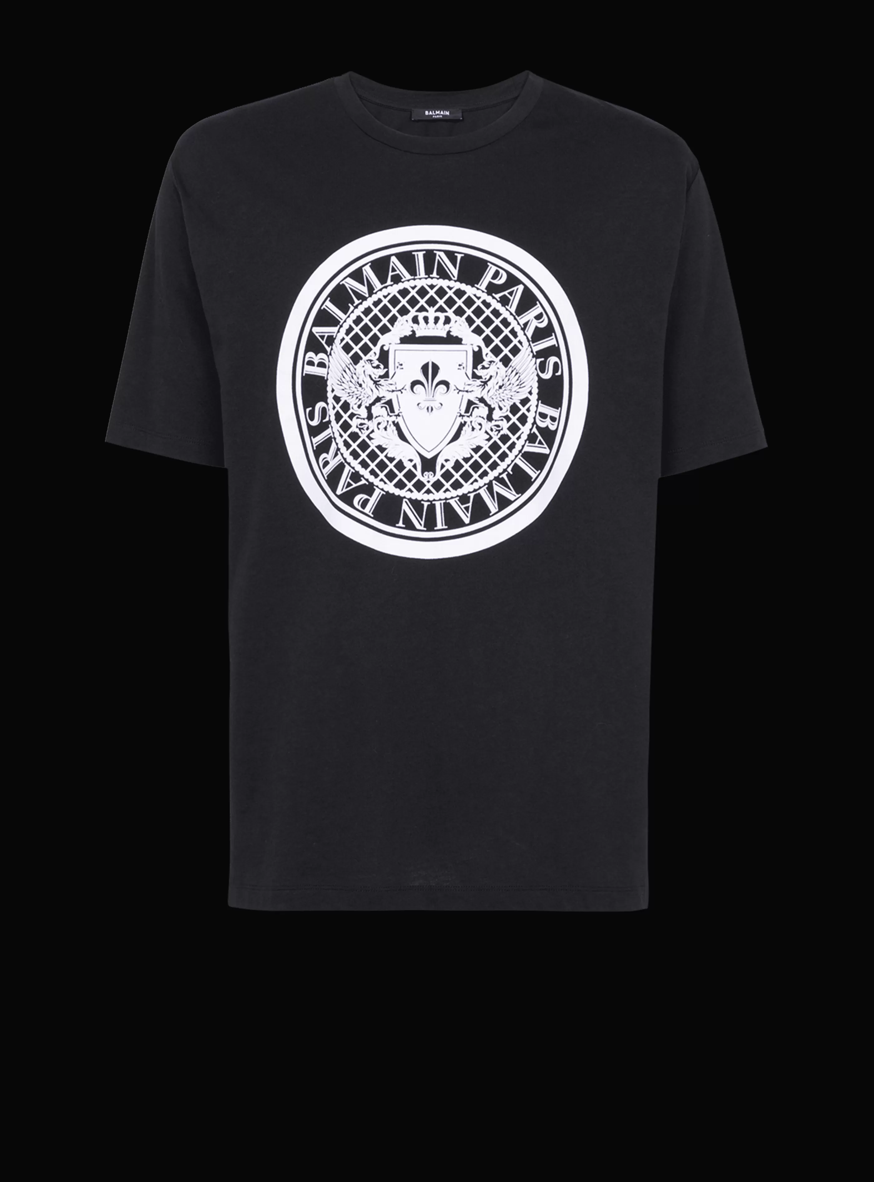 Balmain Abbigliamento Sportivo | T-Shirts- Coin T-shirt black