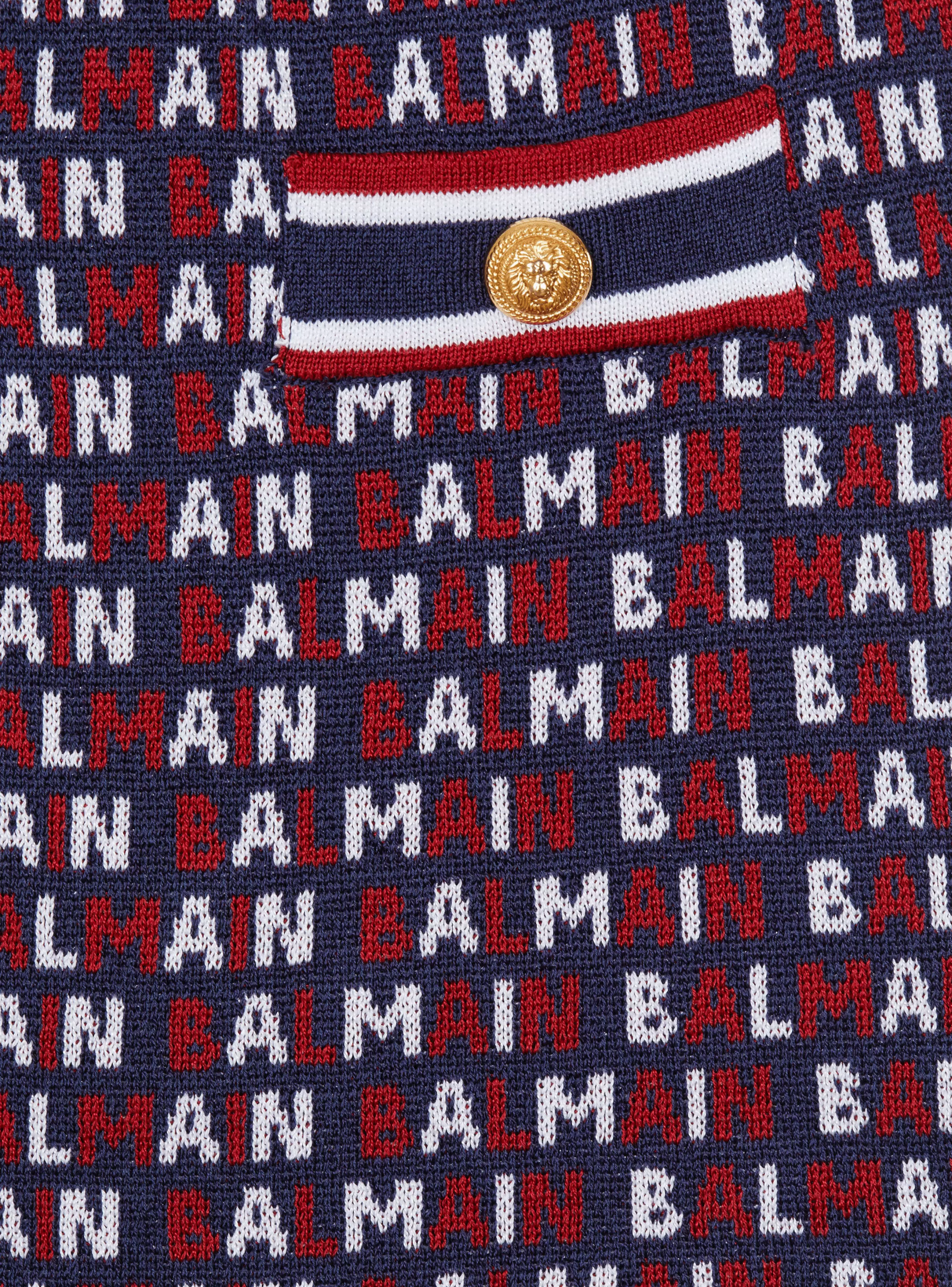 Balmain Bambina (4-10 Anni)- Knit Skirt navy