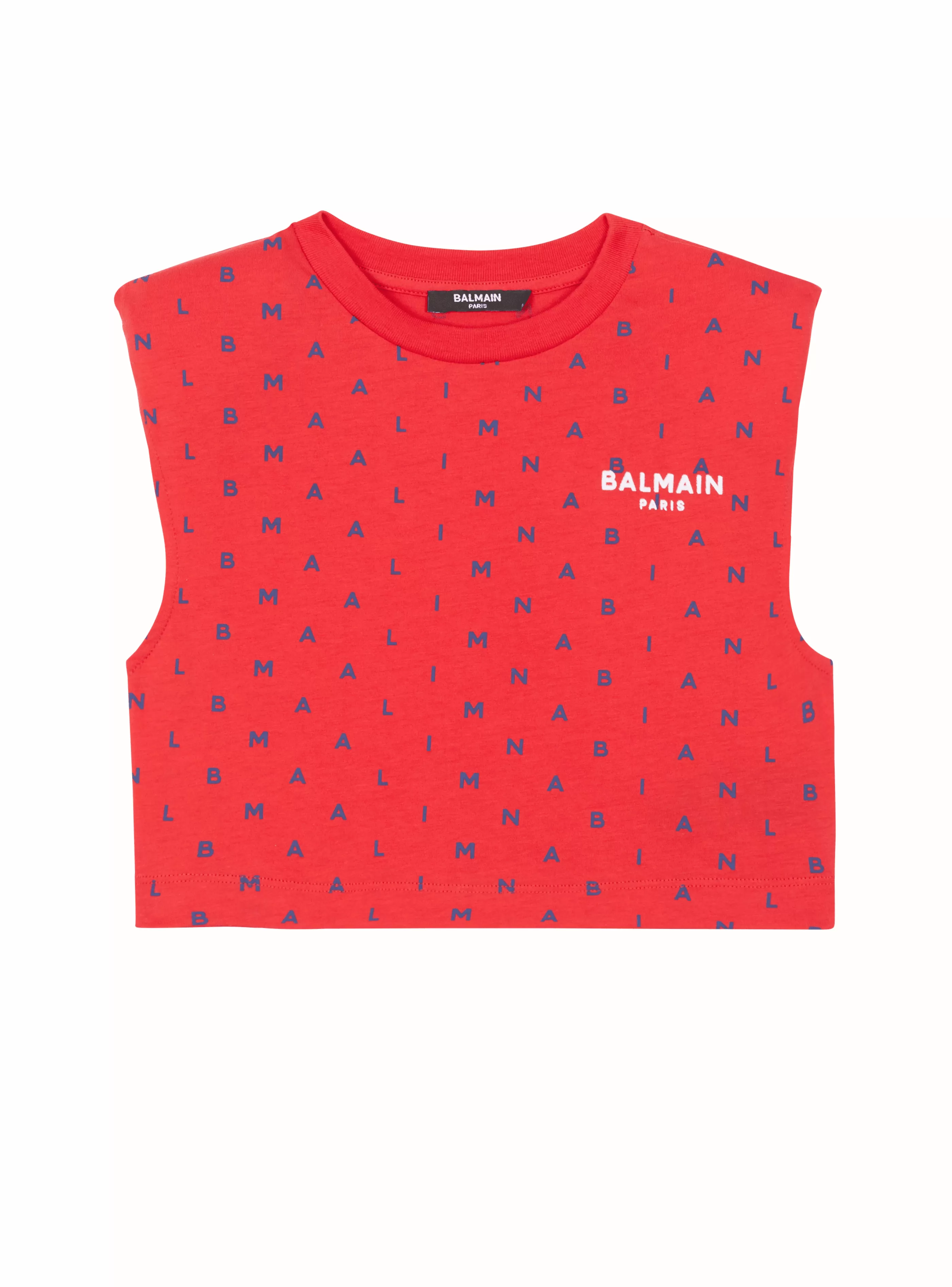 Balmain Bambina (4-10 Anni)- Letters T-shirt red