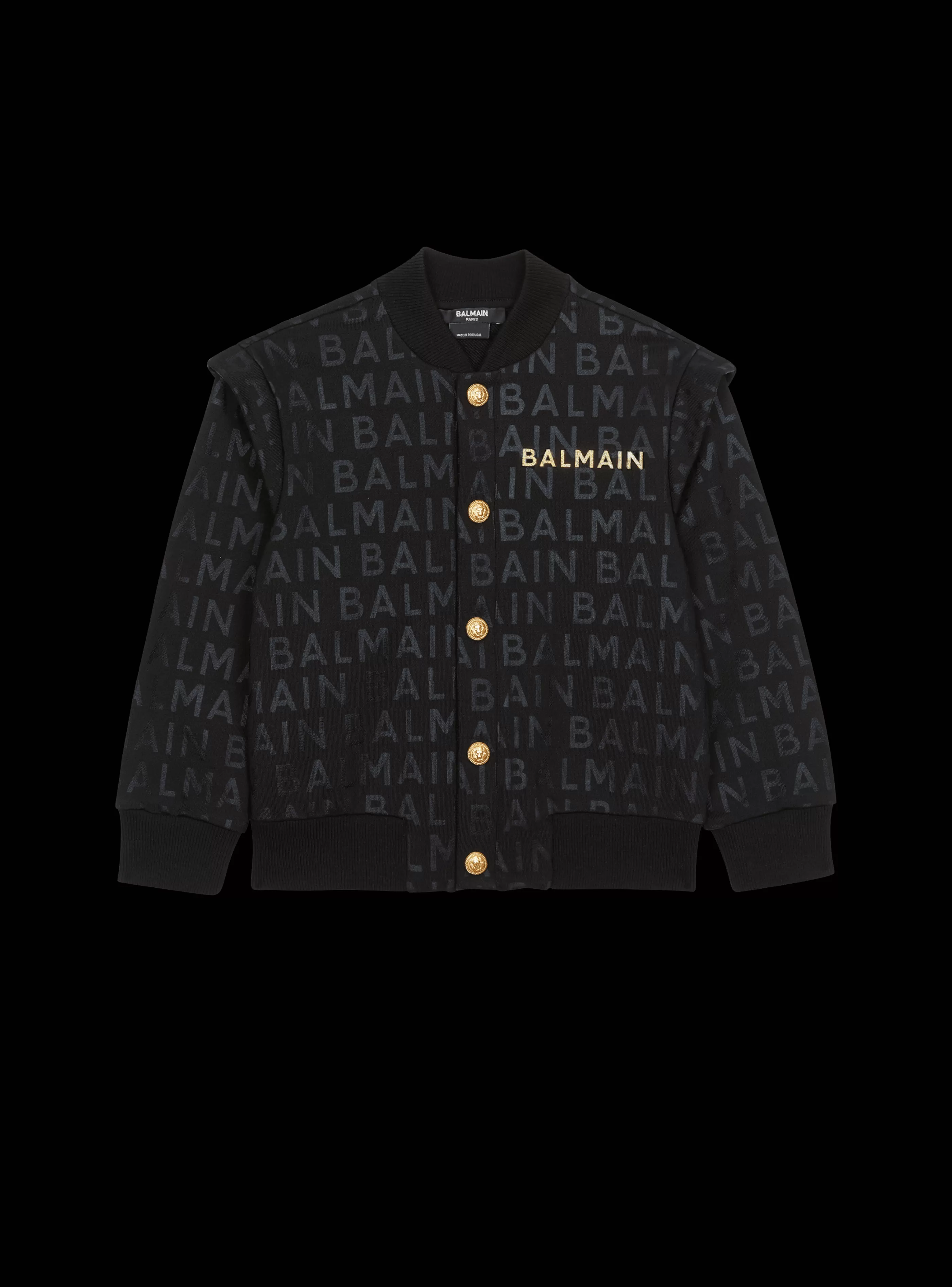 Balmain Bambino (4-10 Anni) | Bambina (4-10 Anni)- Monogrammed Jacket black