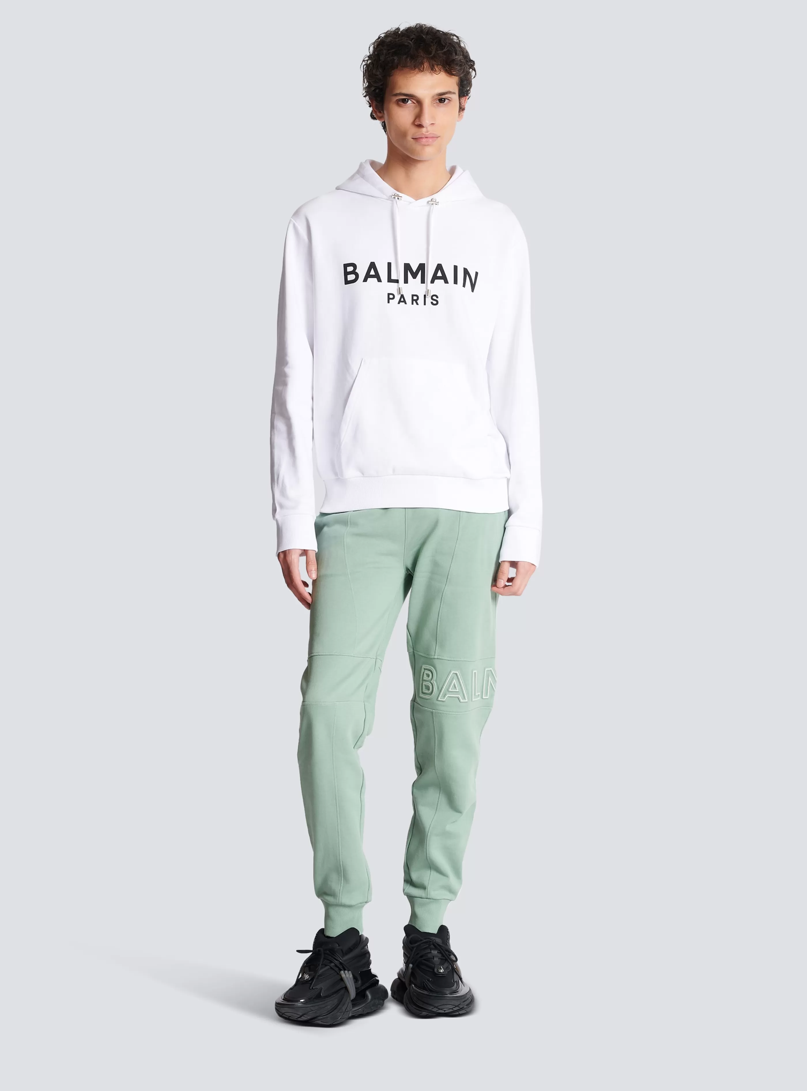 Balmain Abbigliamento Sportivo | Felpe- Paris Hoodie white