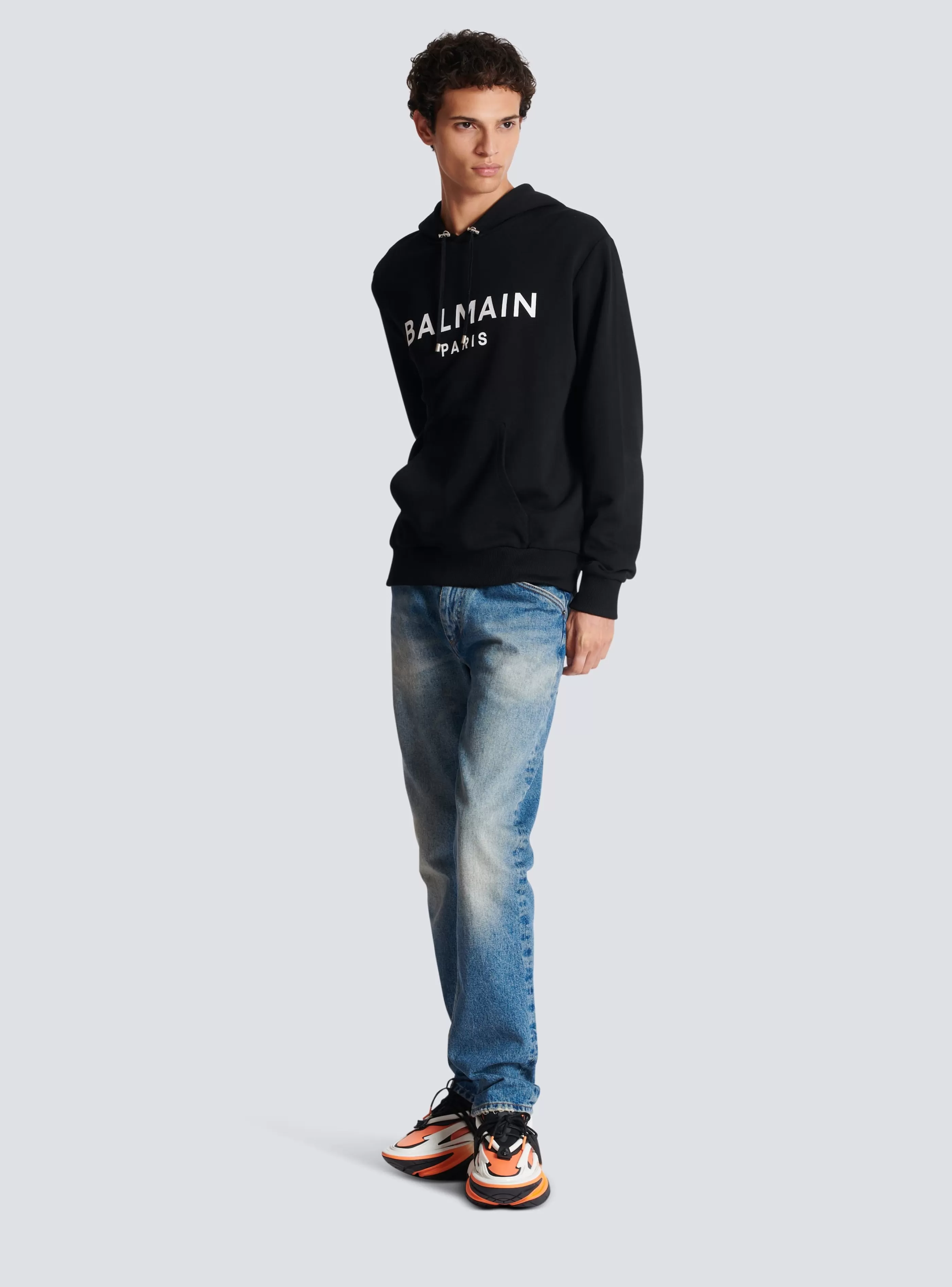 Balmain Abbigliamento Sportivo | Felpe- Paris Hoodie black