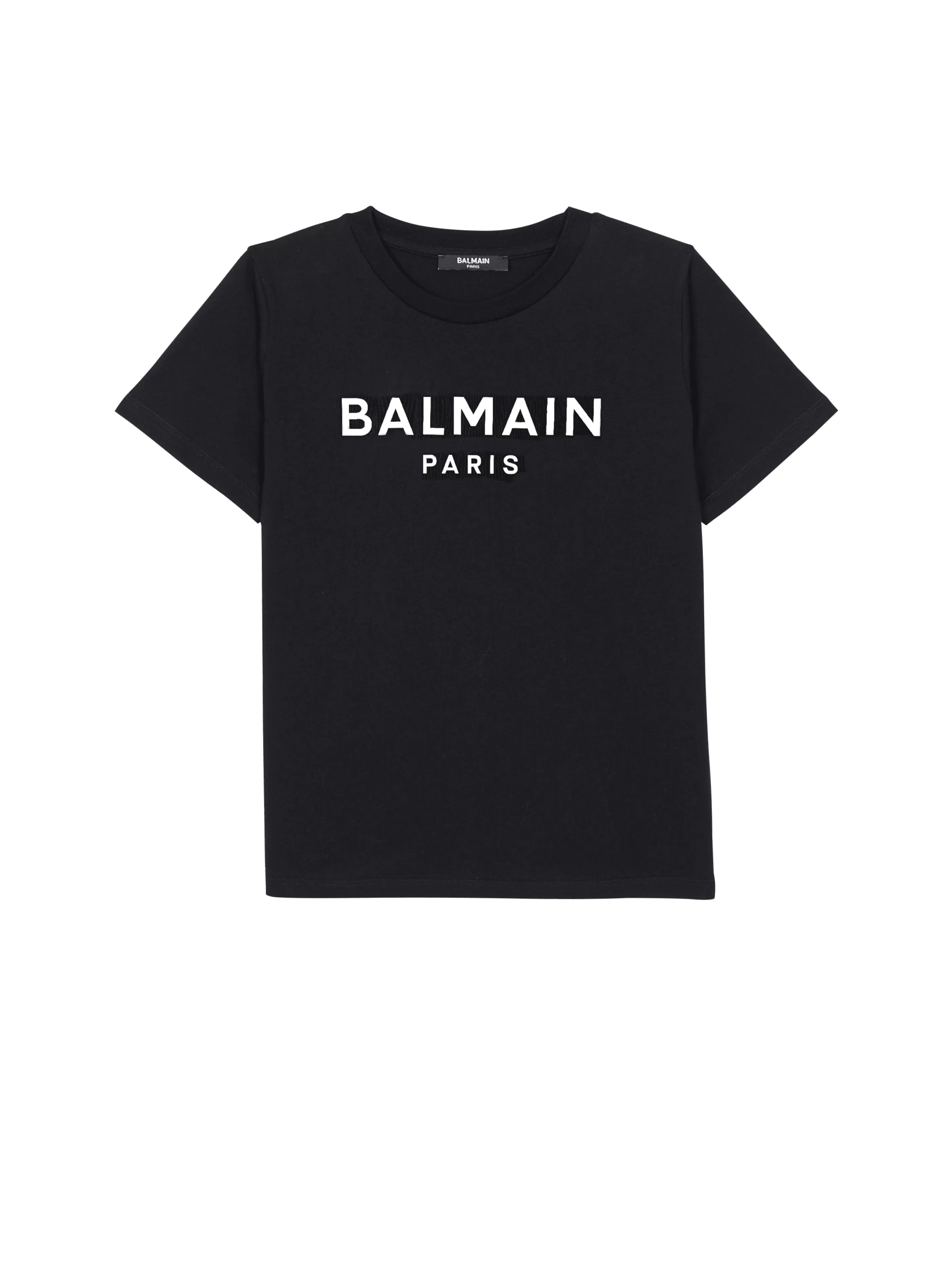 Balmain Bambino (4-10 Anni) | Bambina (4-10 Anni)- Paris Metal T-shirt black