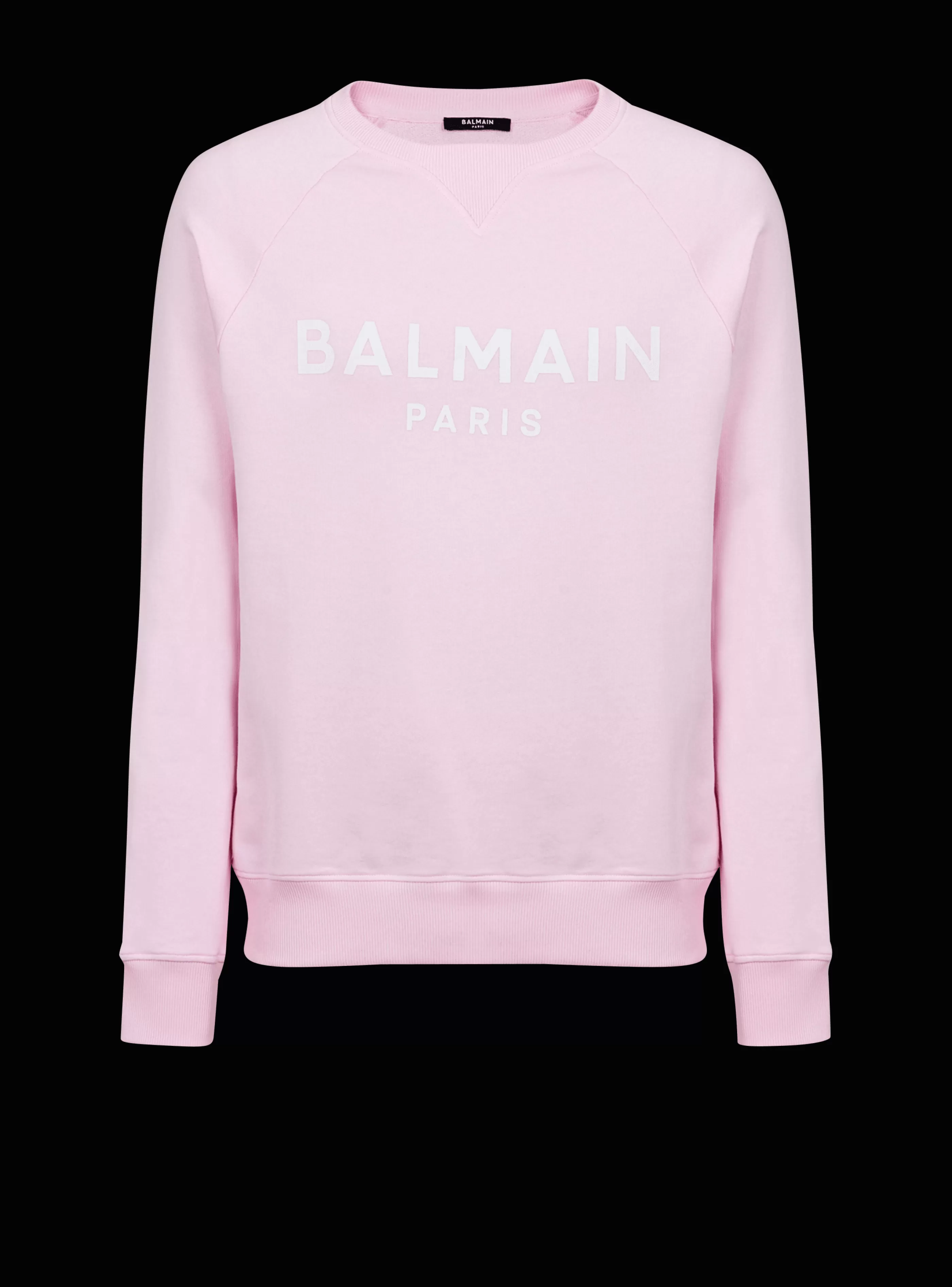 Balmain Abbigliamento Sportivo | Felpe- Paris Printed Sweatshirt pink