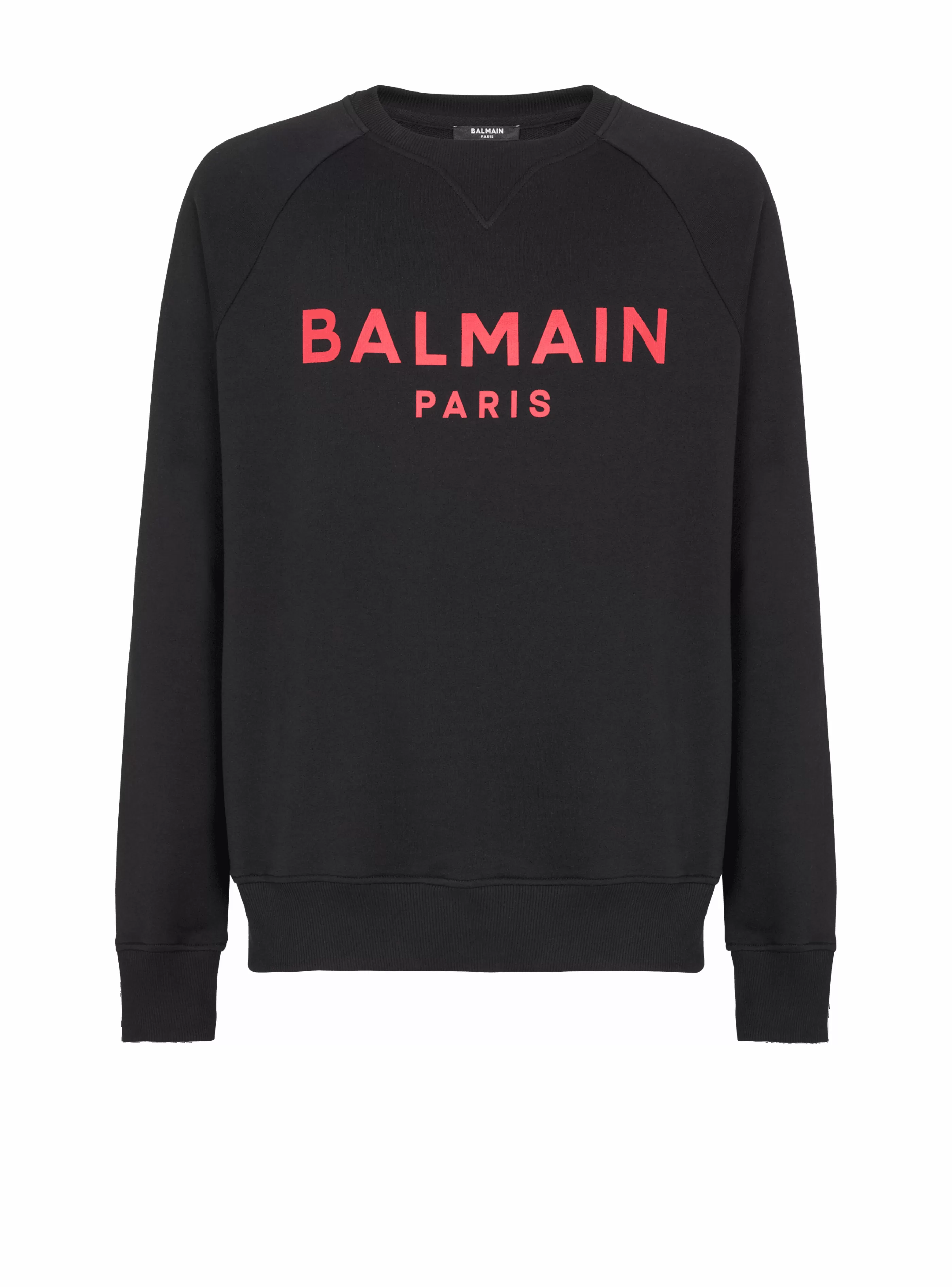 Balmain Abbigliamento Sportivo | Felpe- Paris Printed Sweatshirt black