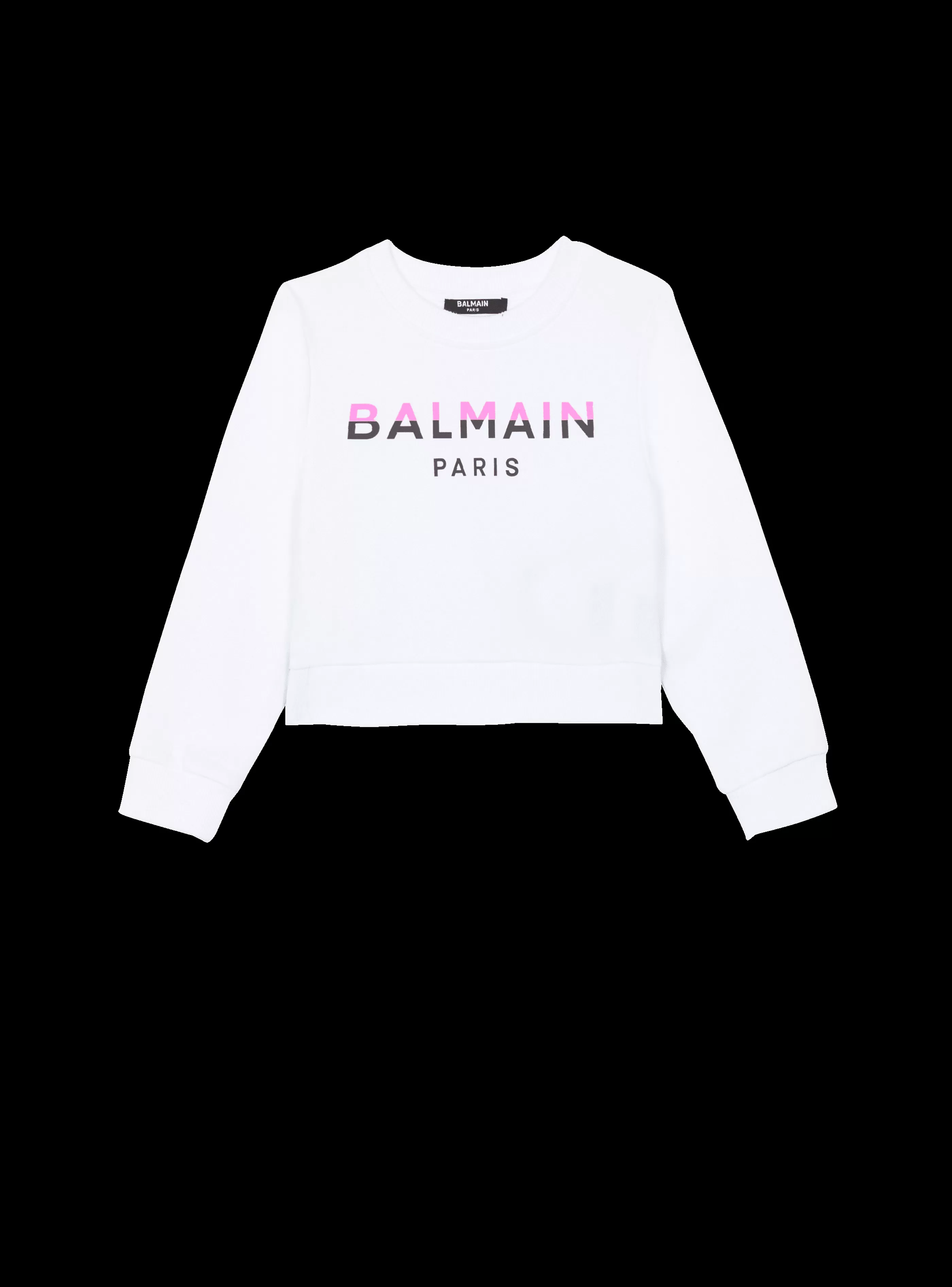 Balmain Bambino (4-10 Anni) | Bambina (4-10 Anni)- Paris Sweater white