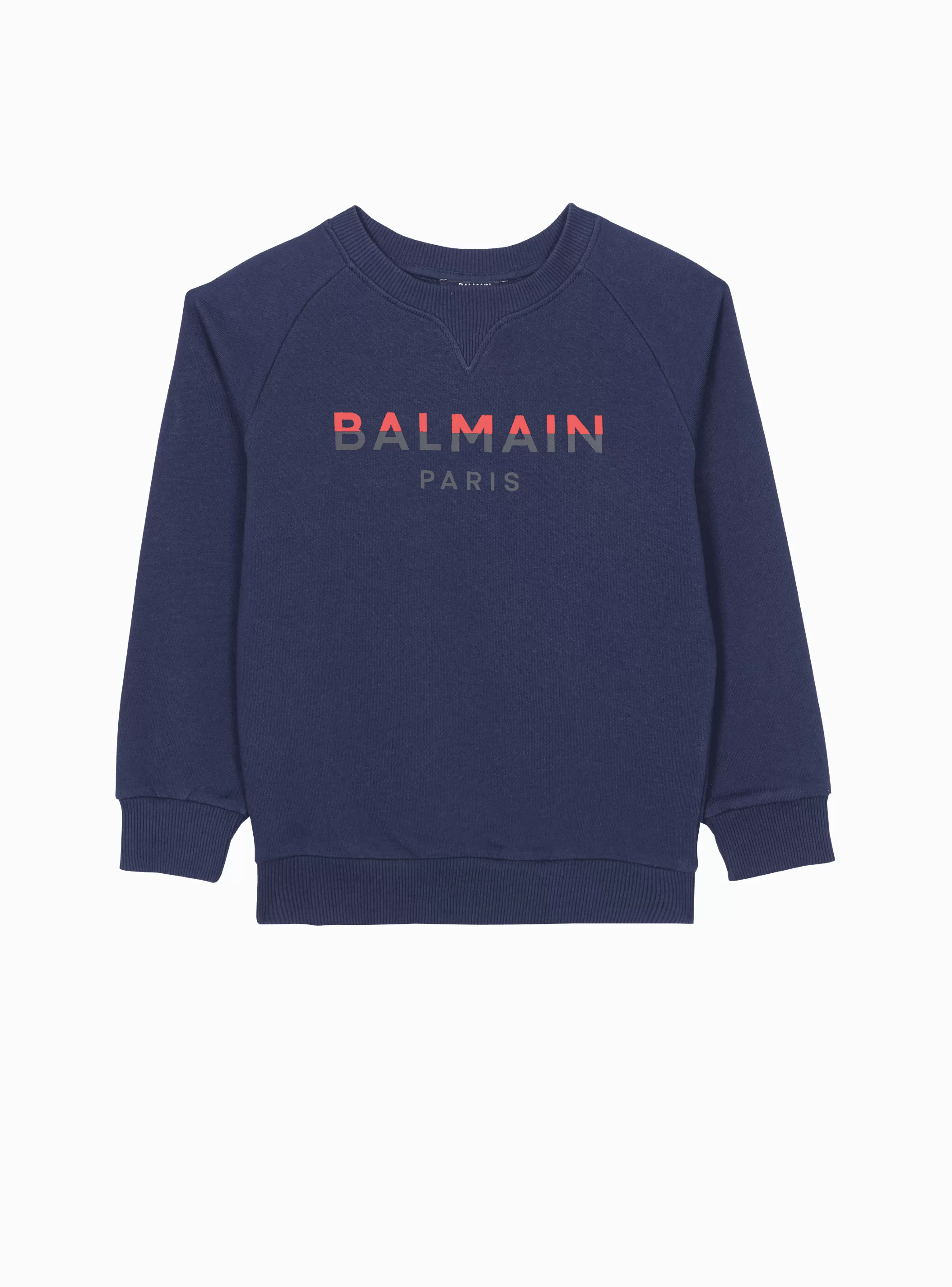 Balmain Bambino (4-10 Anni) | Bambina (4-10 Anni)- Paris Sweatshirt navy