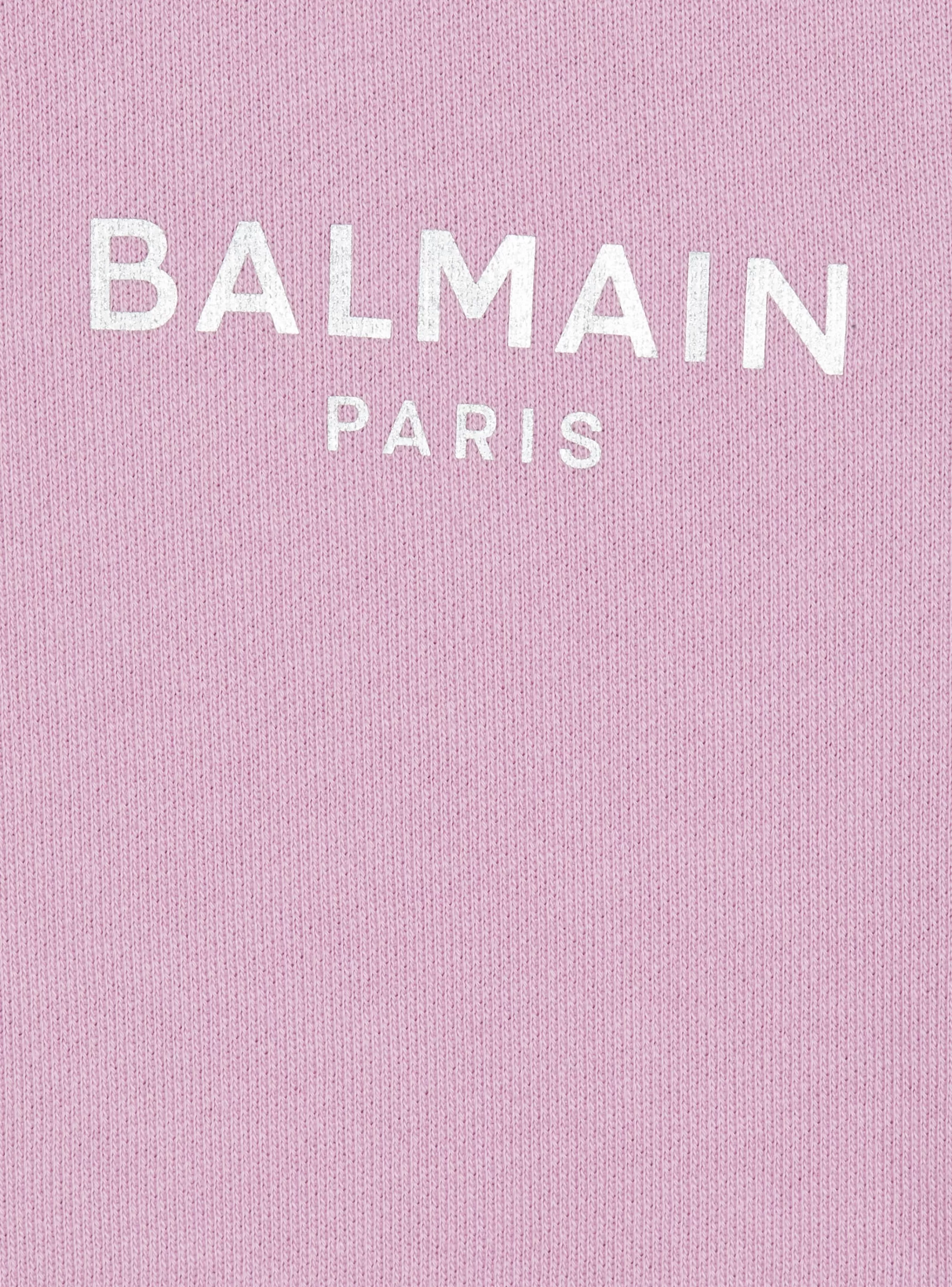 Balmain Bambina (4-10 Anni)- Paris Sweatshirt purple