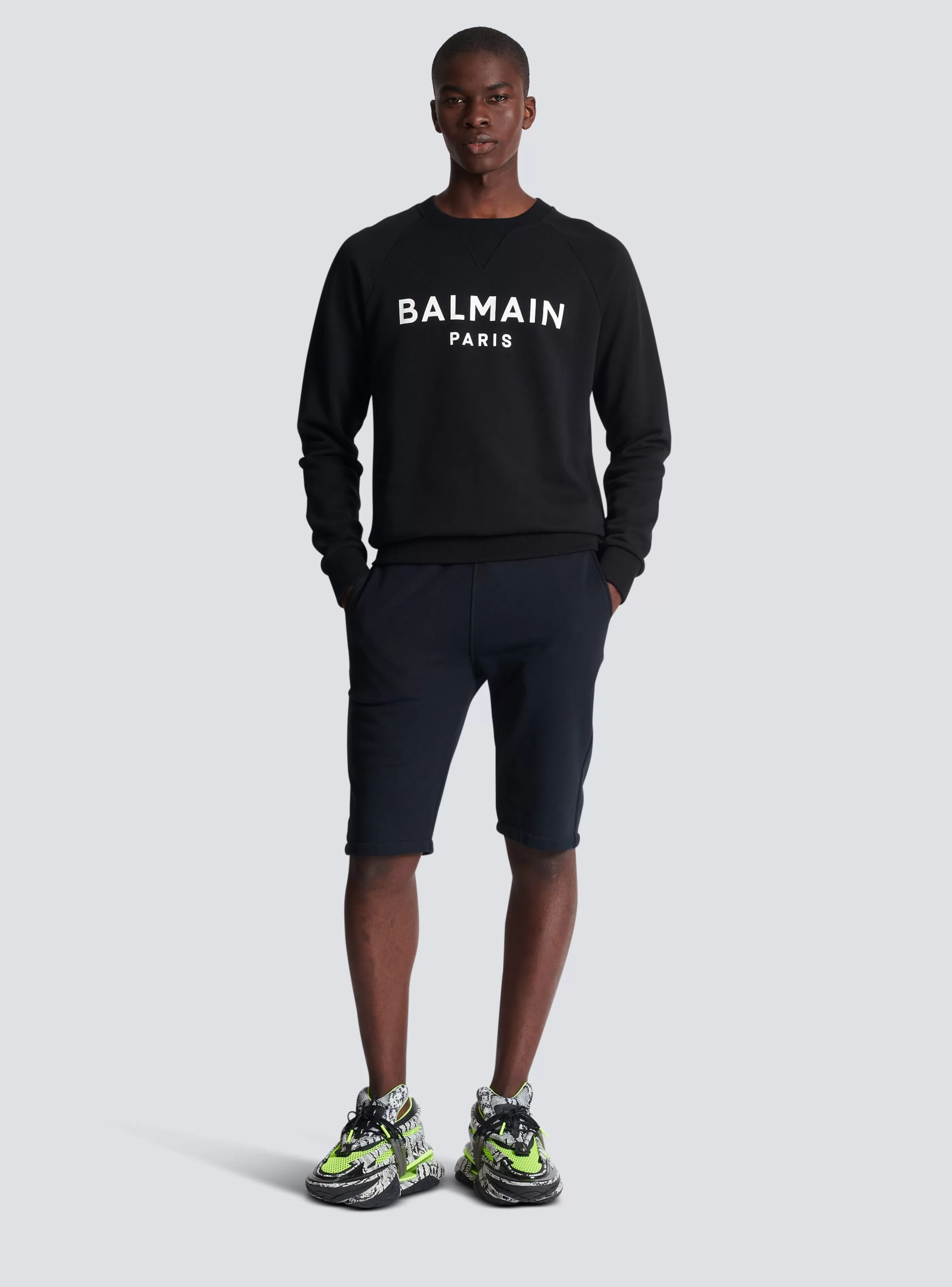 Balmain Abbigliamento Sportivo | Felpe- Paris Sweatshirt black