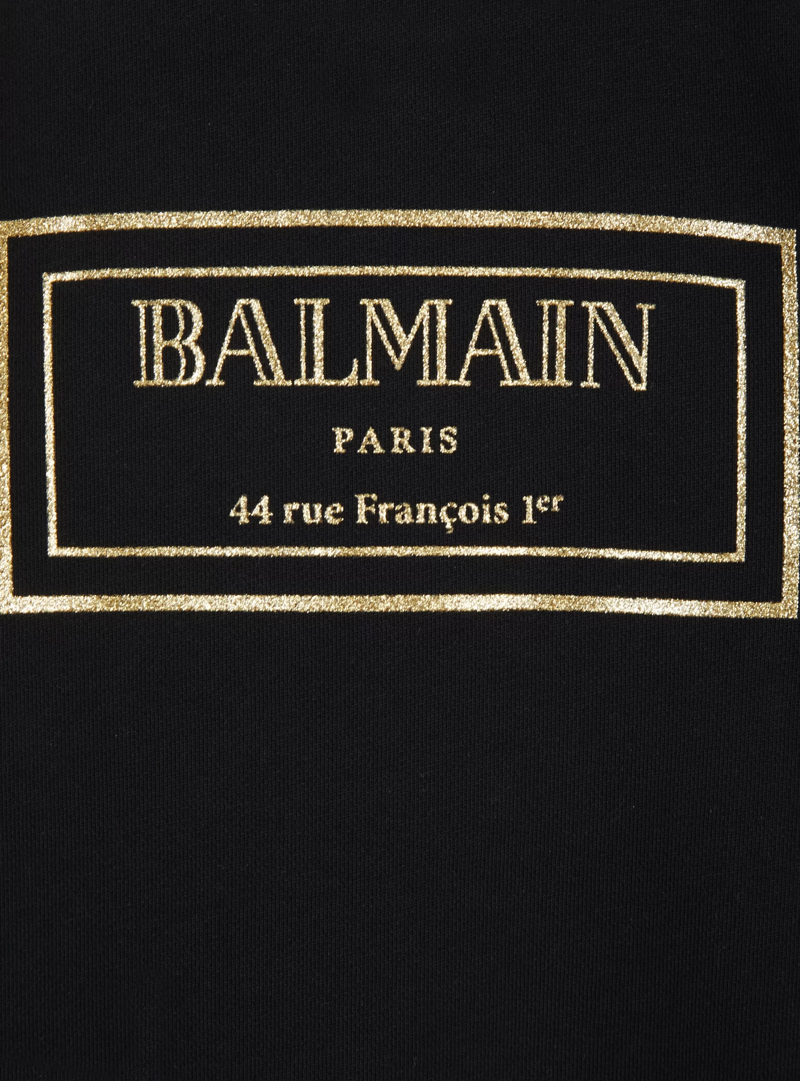 Balmain Bambina (4-10 Anni)- Paris Sweatshirt Dress black