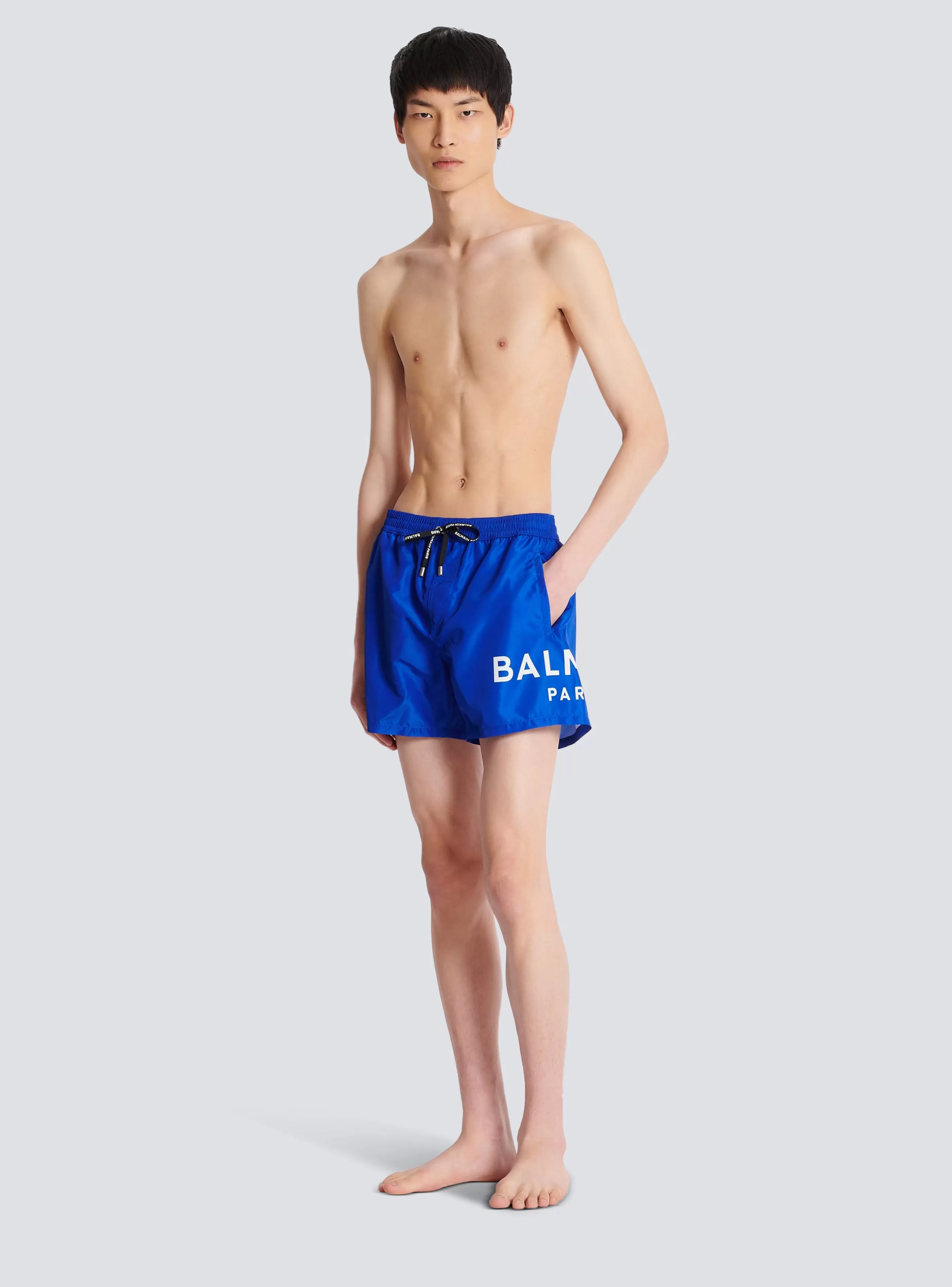 Balmain Costumi Da Bagno- Paris Swim Shorts blue