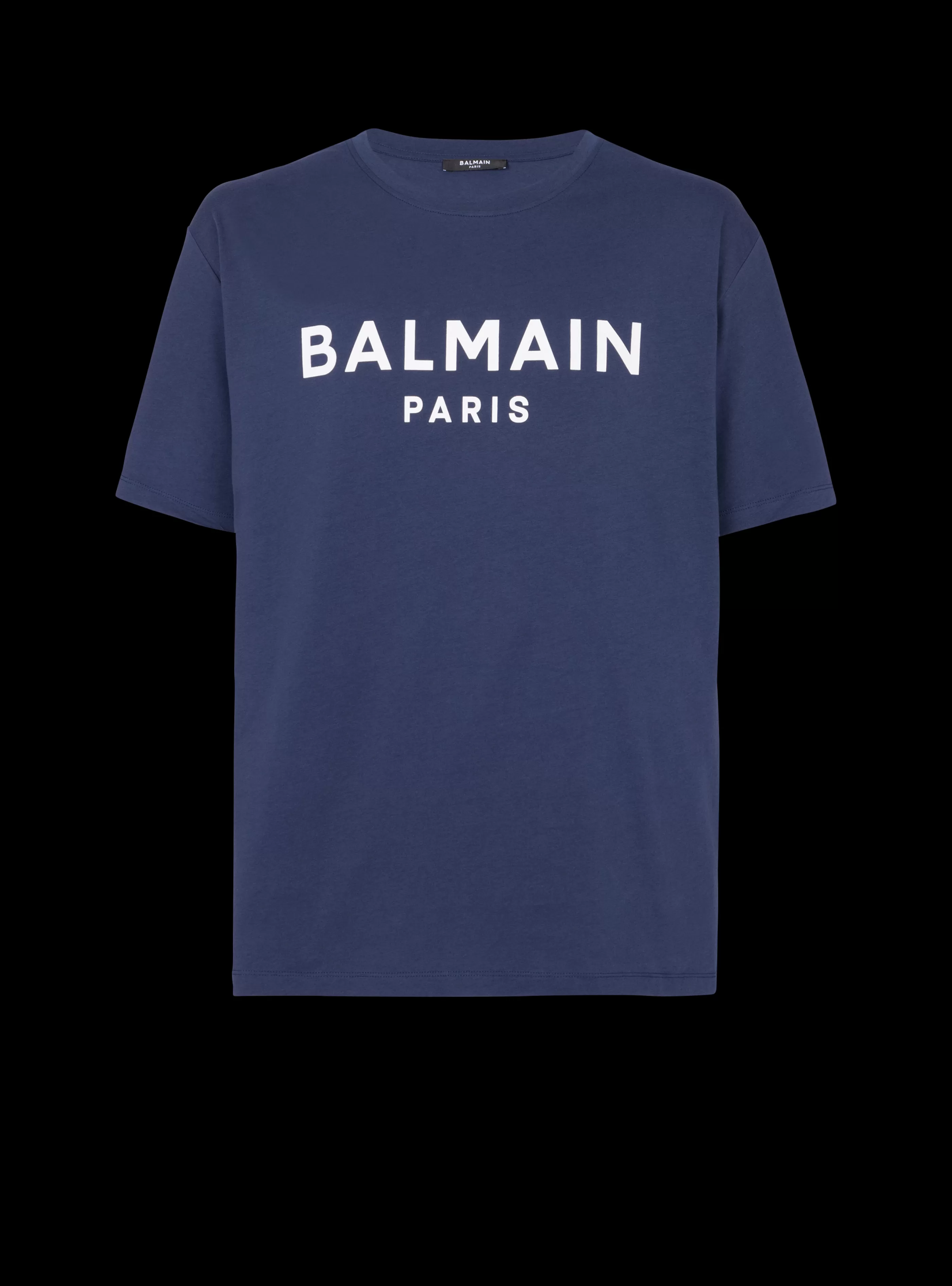 Balmain Abbigliamento Sportivo | T-Shirts- Paris T-shirt navy