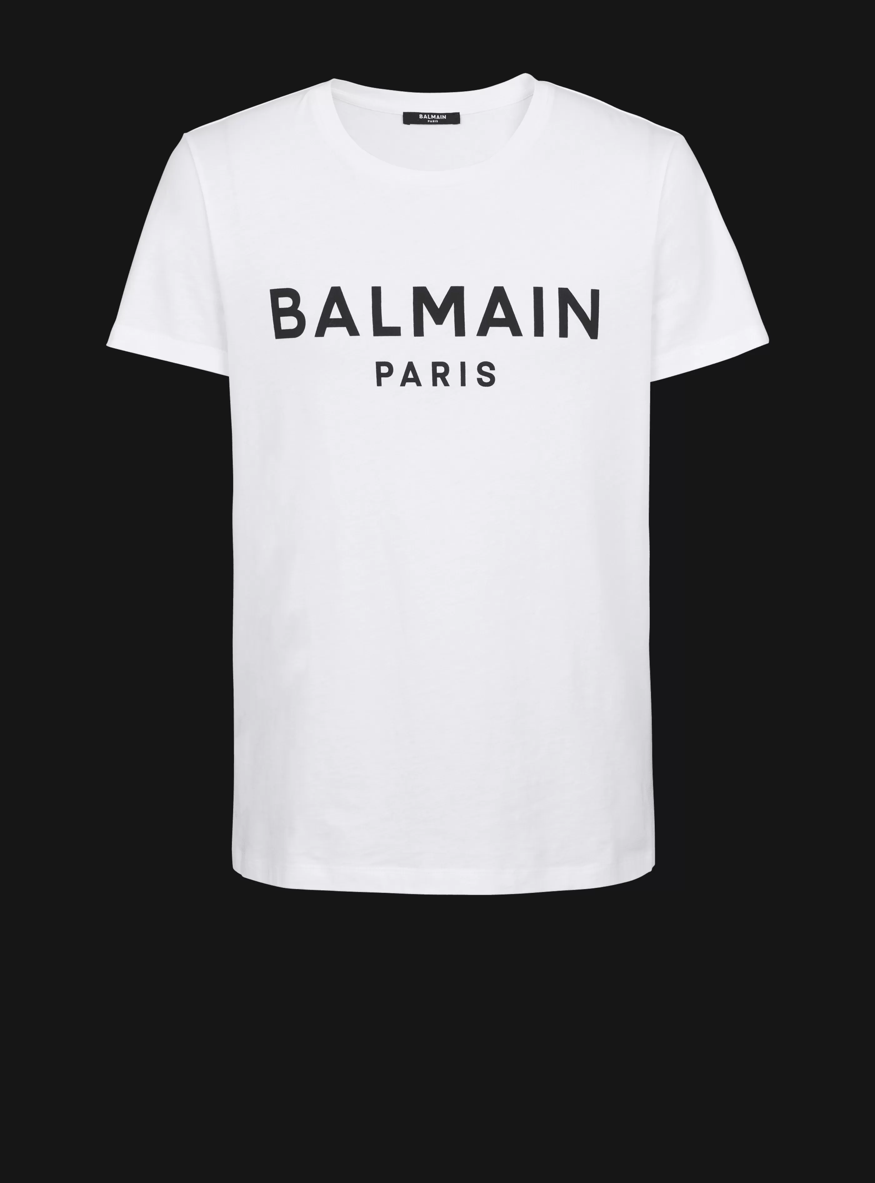 Balmain Abbigliamento Sportivo | T-Shirts- Paris T-shirt white