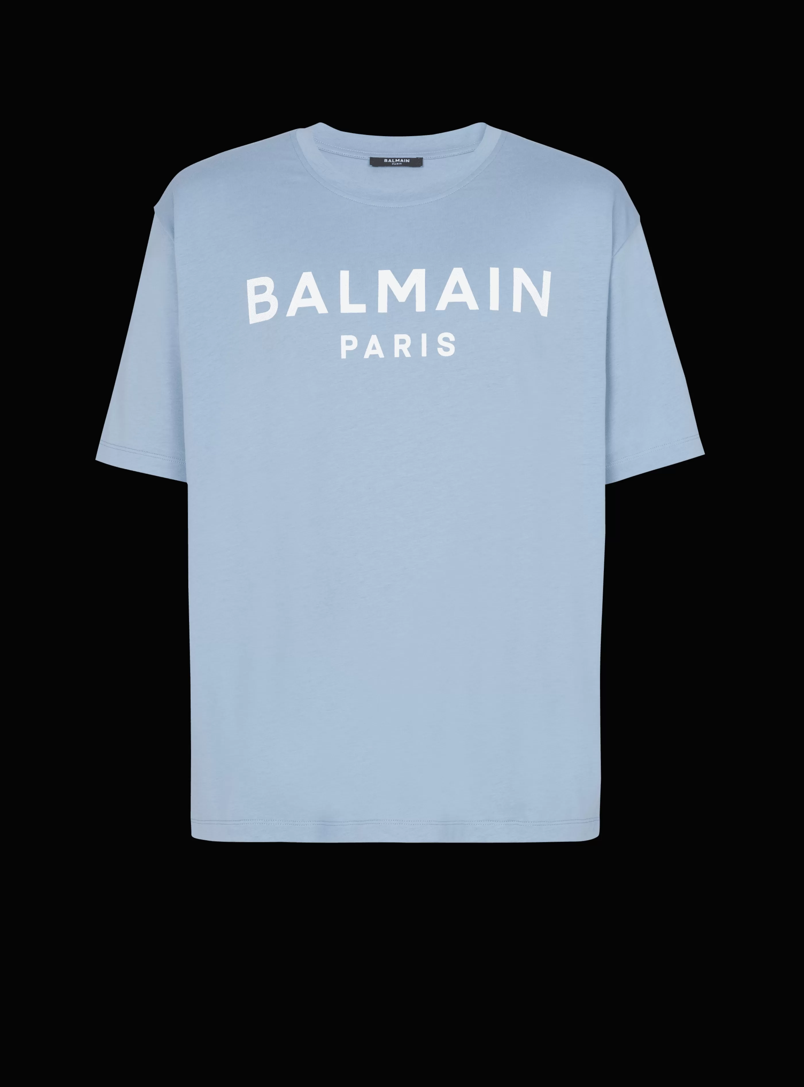 Balmain Abbigliamento Sportivo | T-Shirts- Paris T-shirt blue