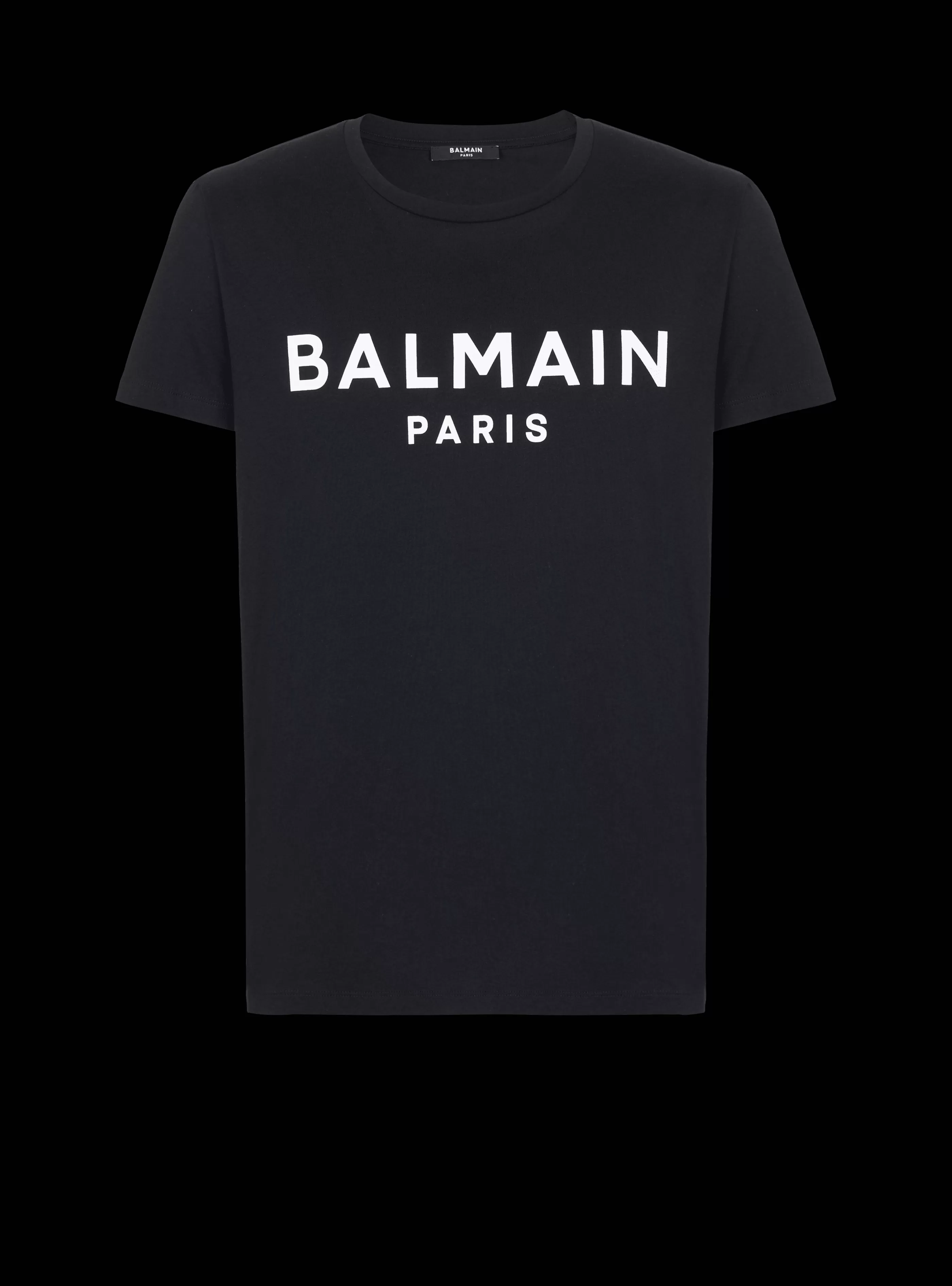 Balmain Abbigliamento Sportivo | T-Shirts- Paris T-shirt black