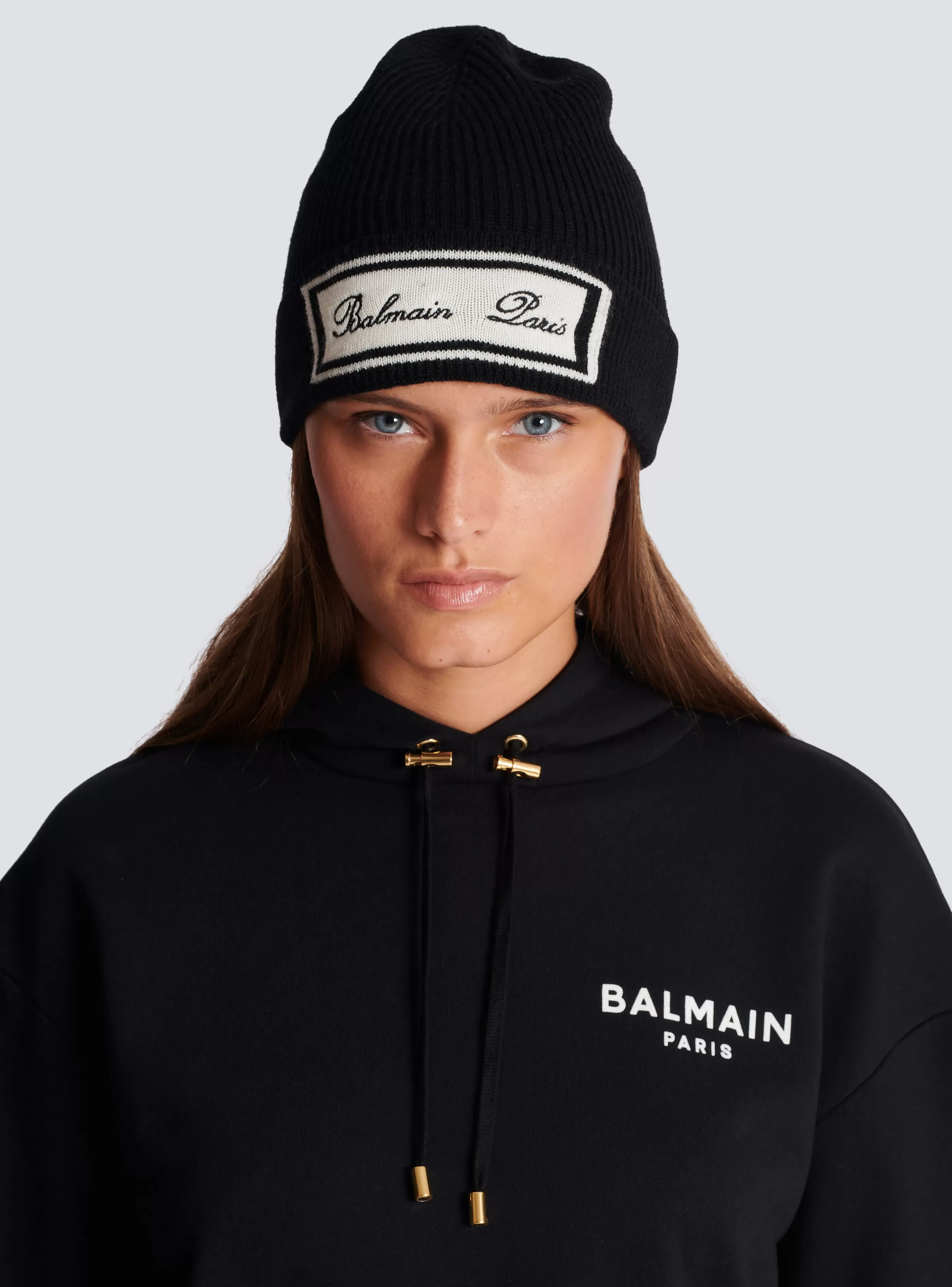 Balmain Cappelli- Signature Beanie black