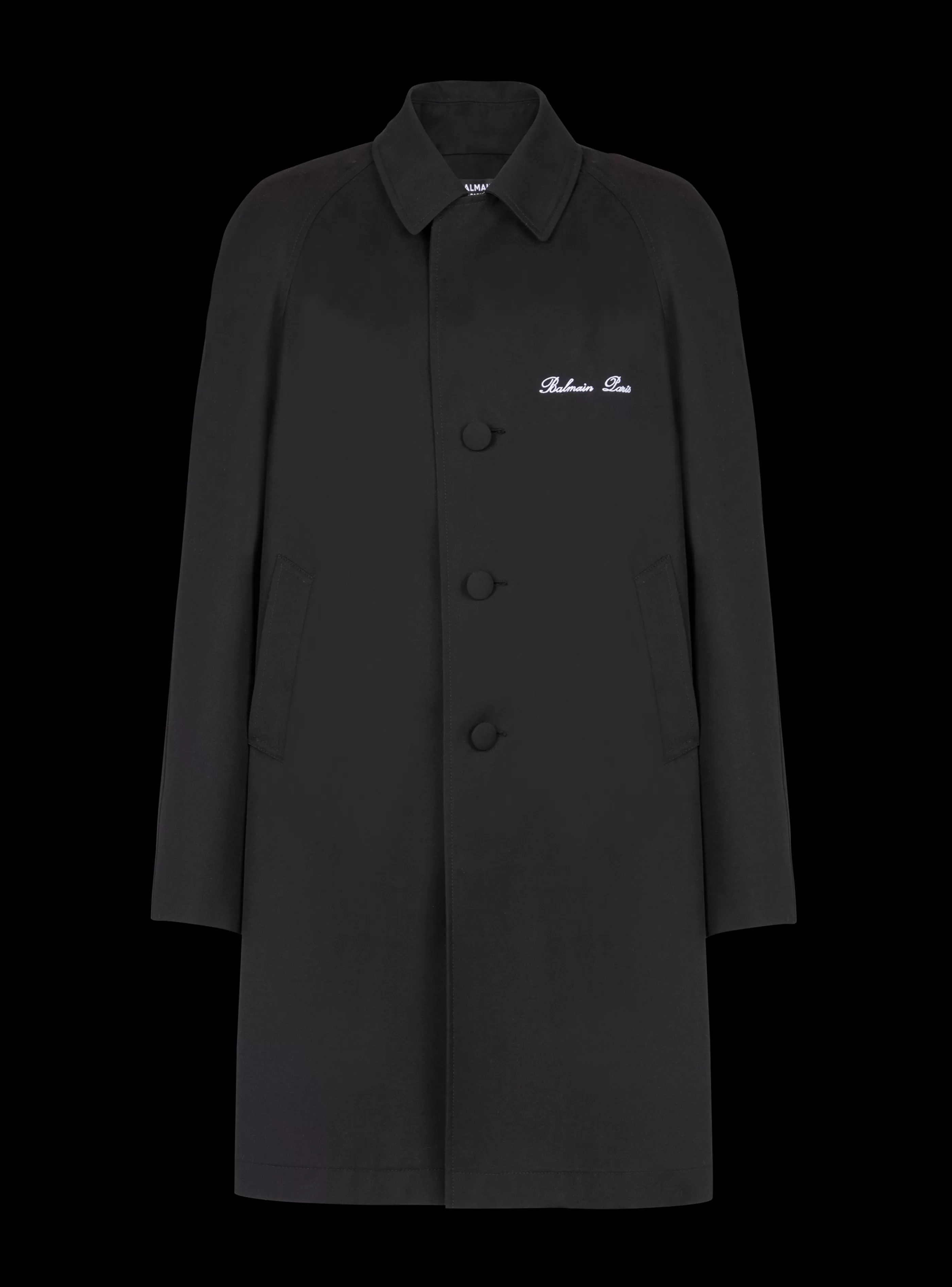 Balmain Capispalla- Signature Carcoat black