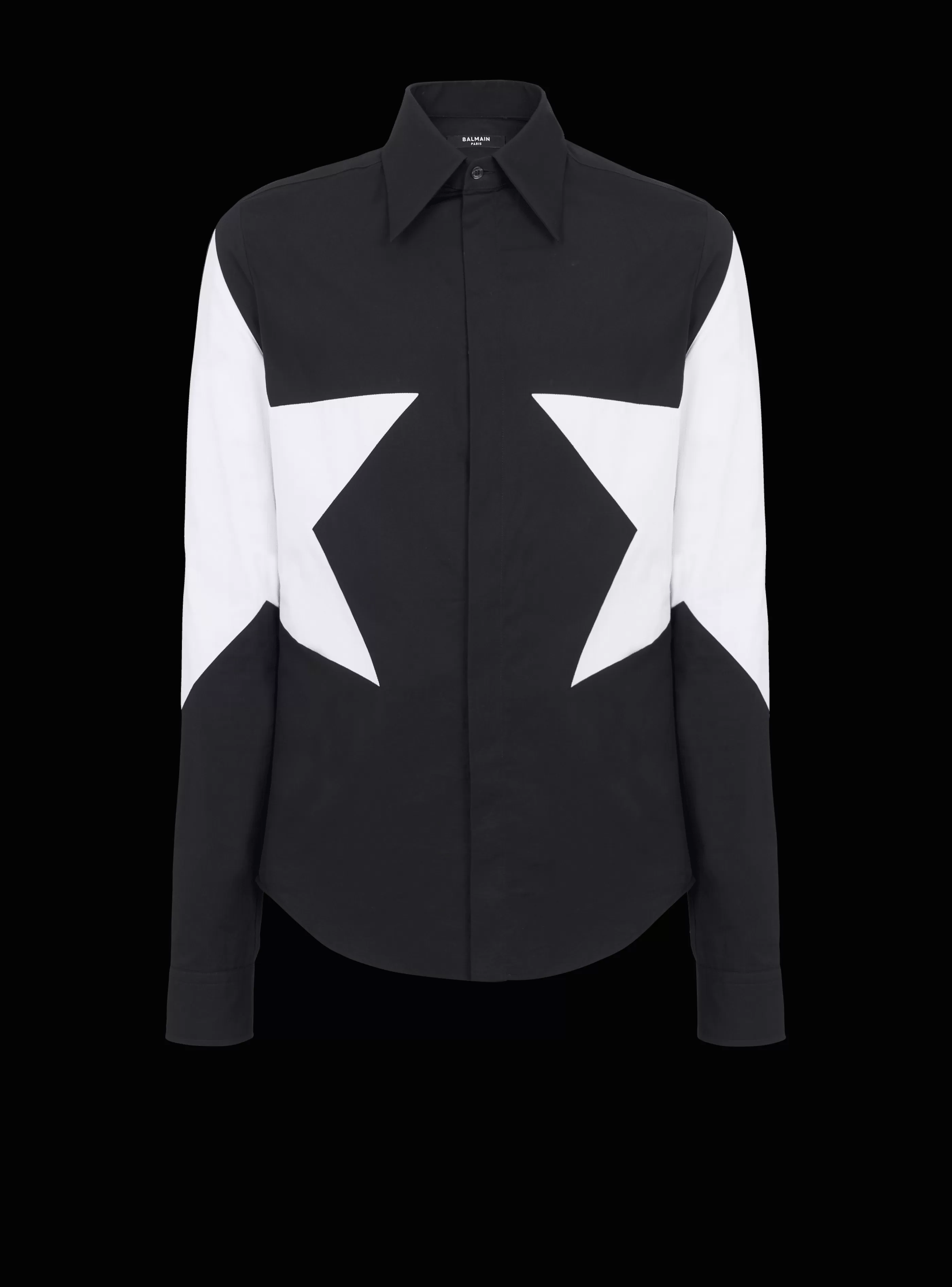 Balmain Camicie E Polo- Star Shirt black