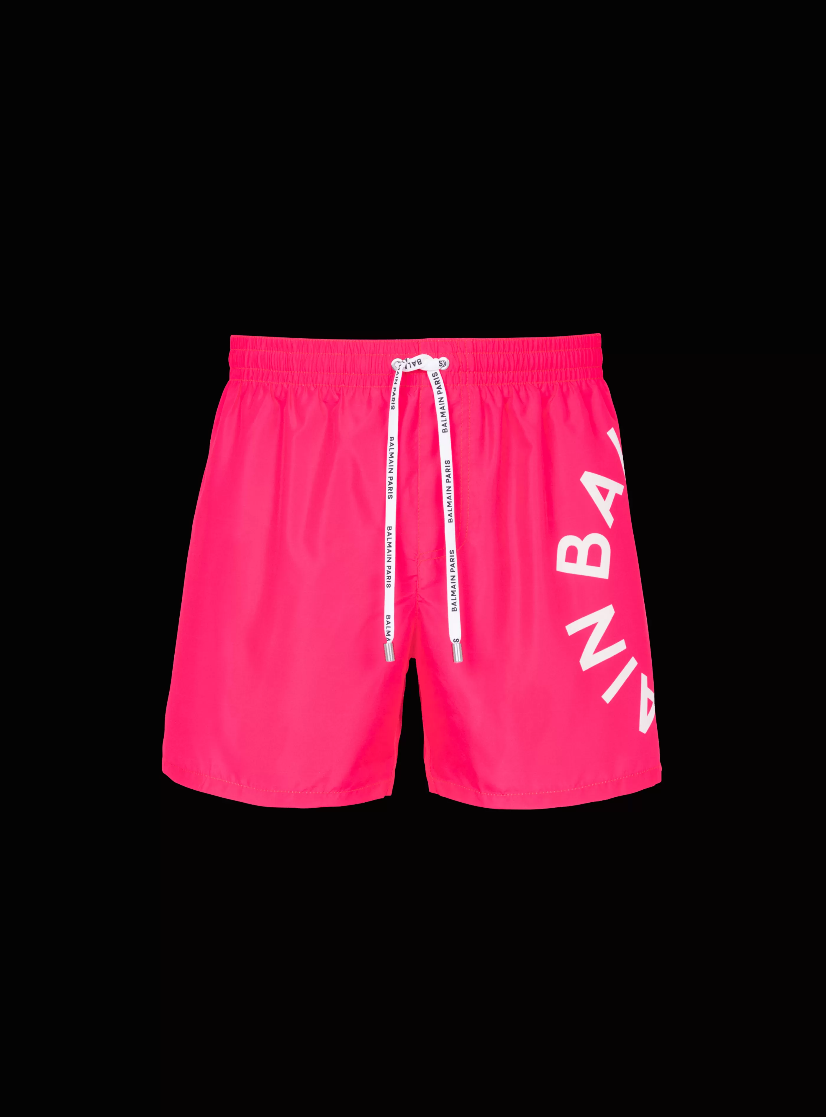 Balmain Costumi Da Bagno- Swim Shorts pink