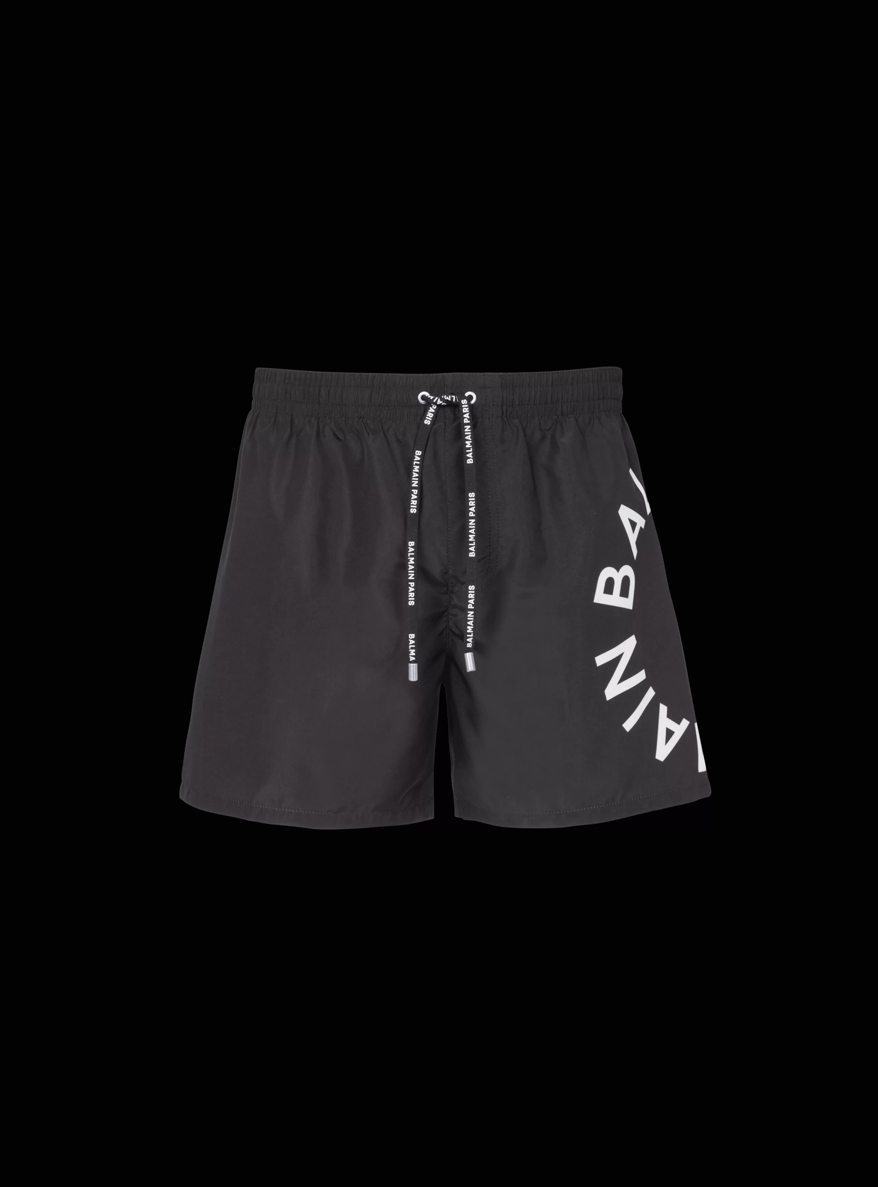 Balmain Costumi Da Bagno- Swim Shorts black