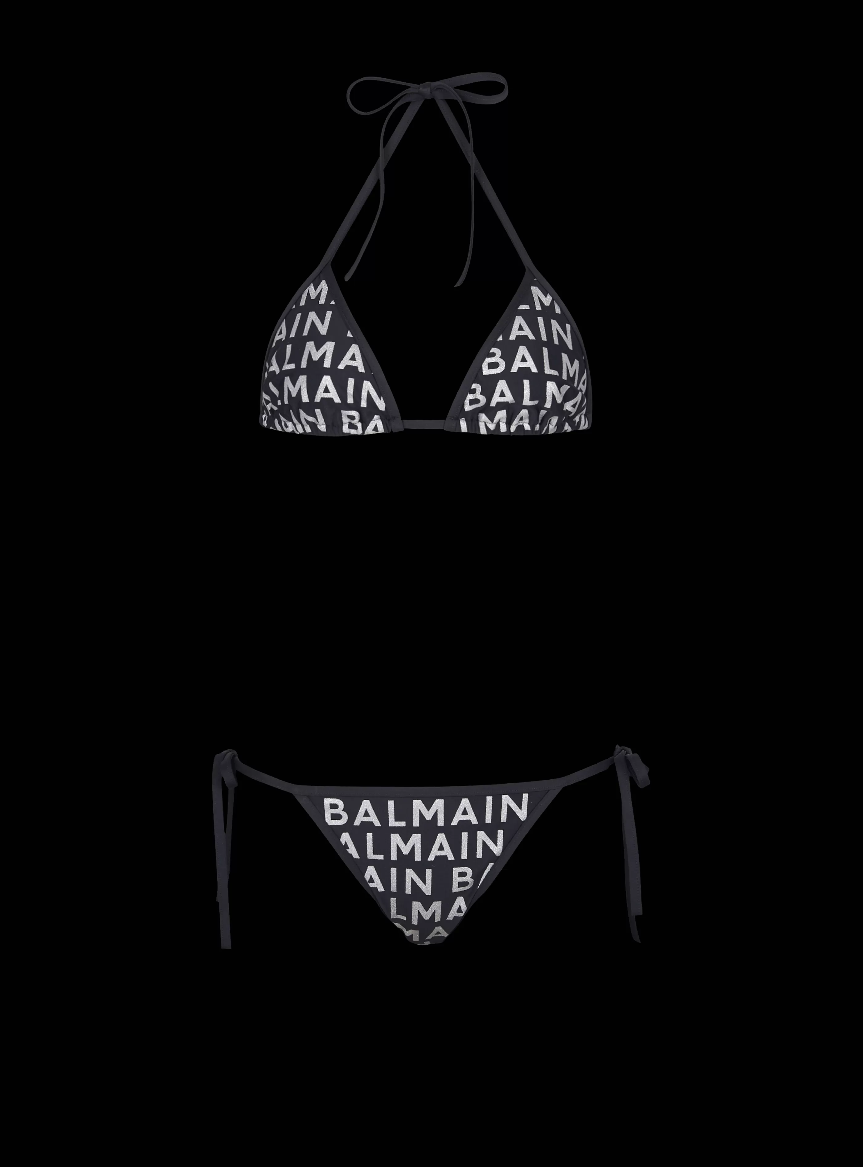 Balmain Costumi Da Bagno- Triangle Bikini black