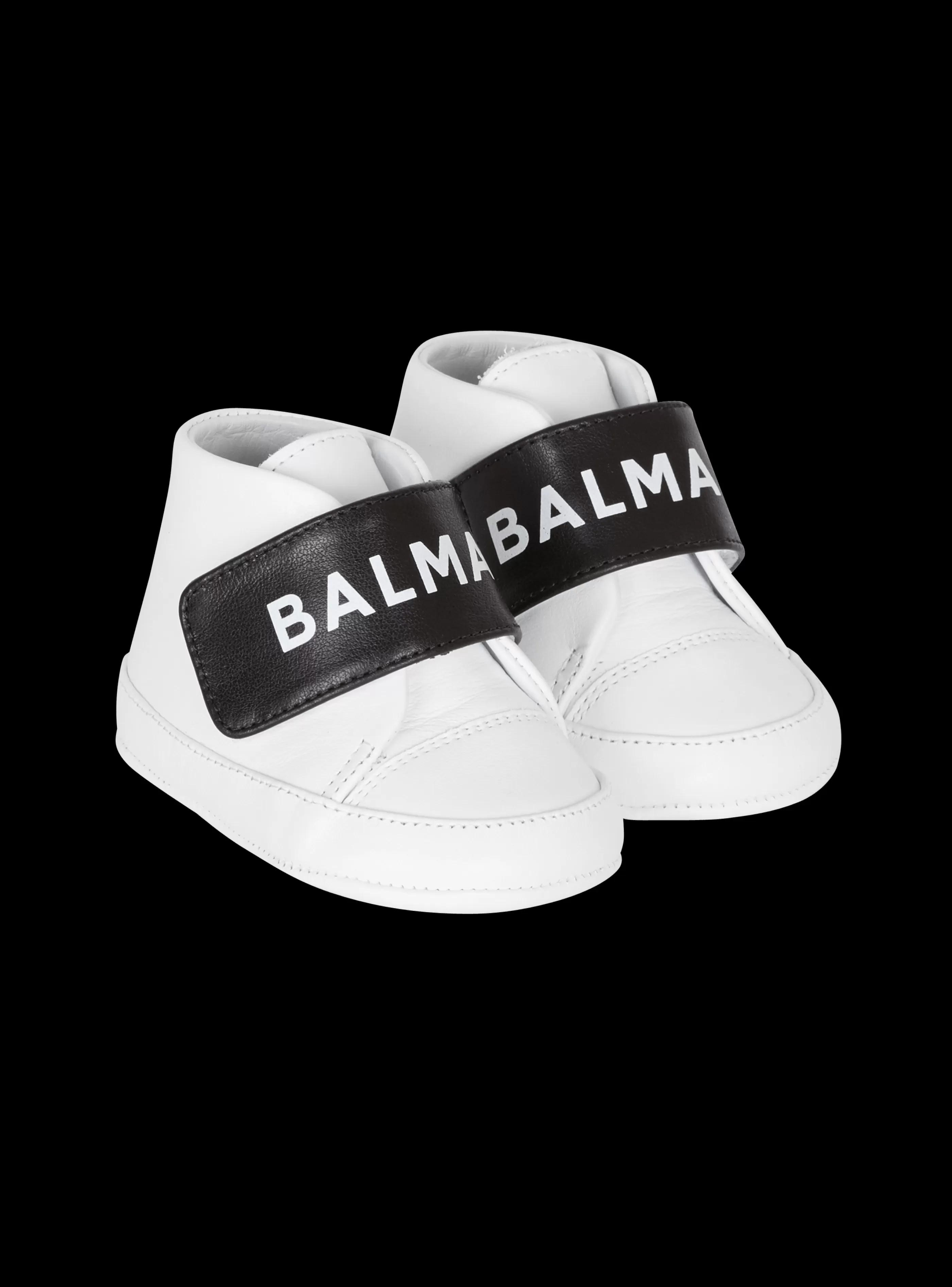 Balmain Neonati (1-9 Mesi)- Velcro Trainers white