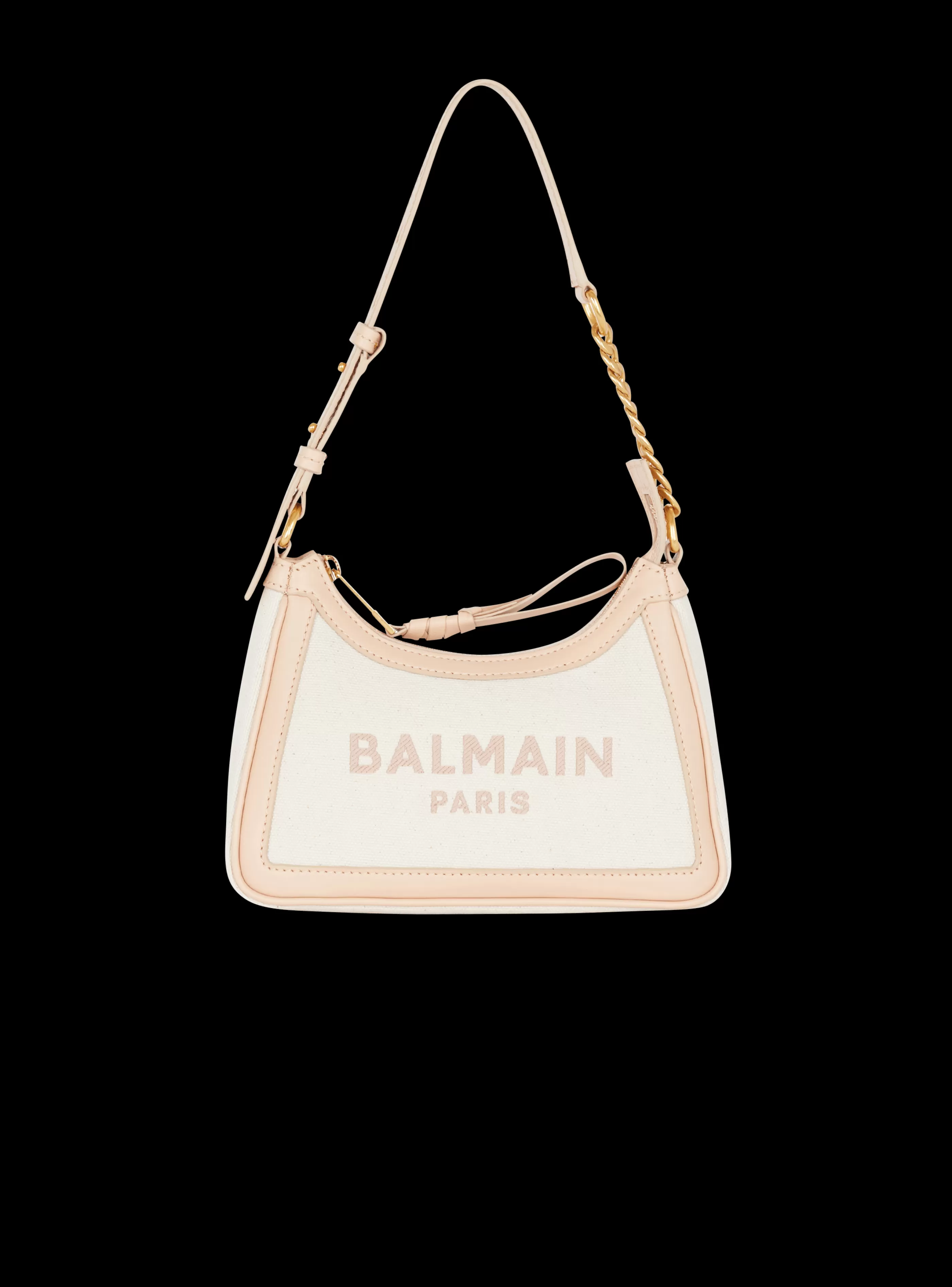 Balmain Borse A Spalla | Borse B-Army-B-Army Canvas And Leather Handbag beige