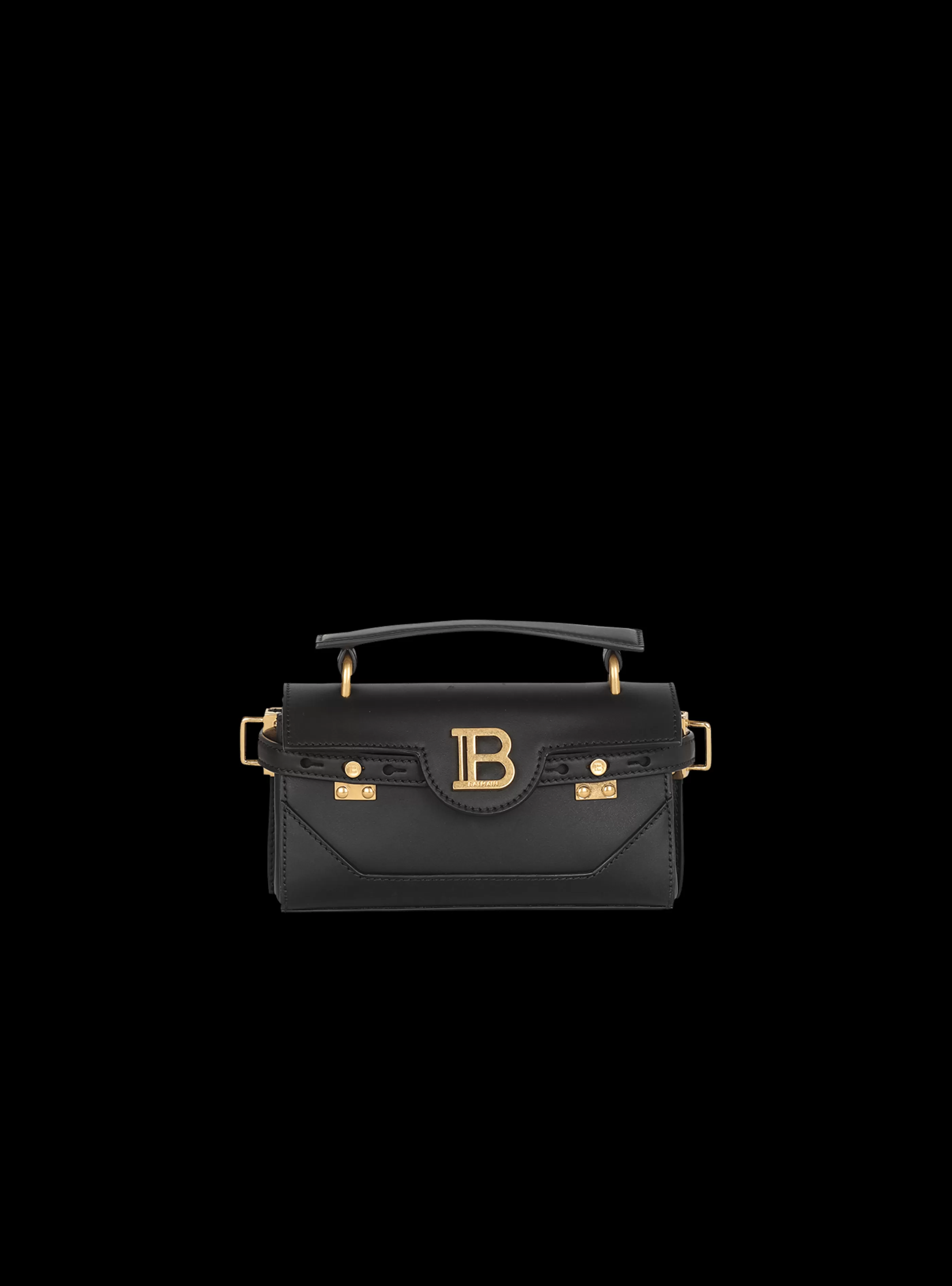 Balmain Borse Mini | Borse A Spalla-B-Buzz 19 Leather Bag black