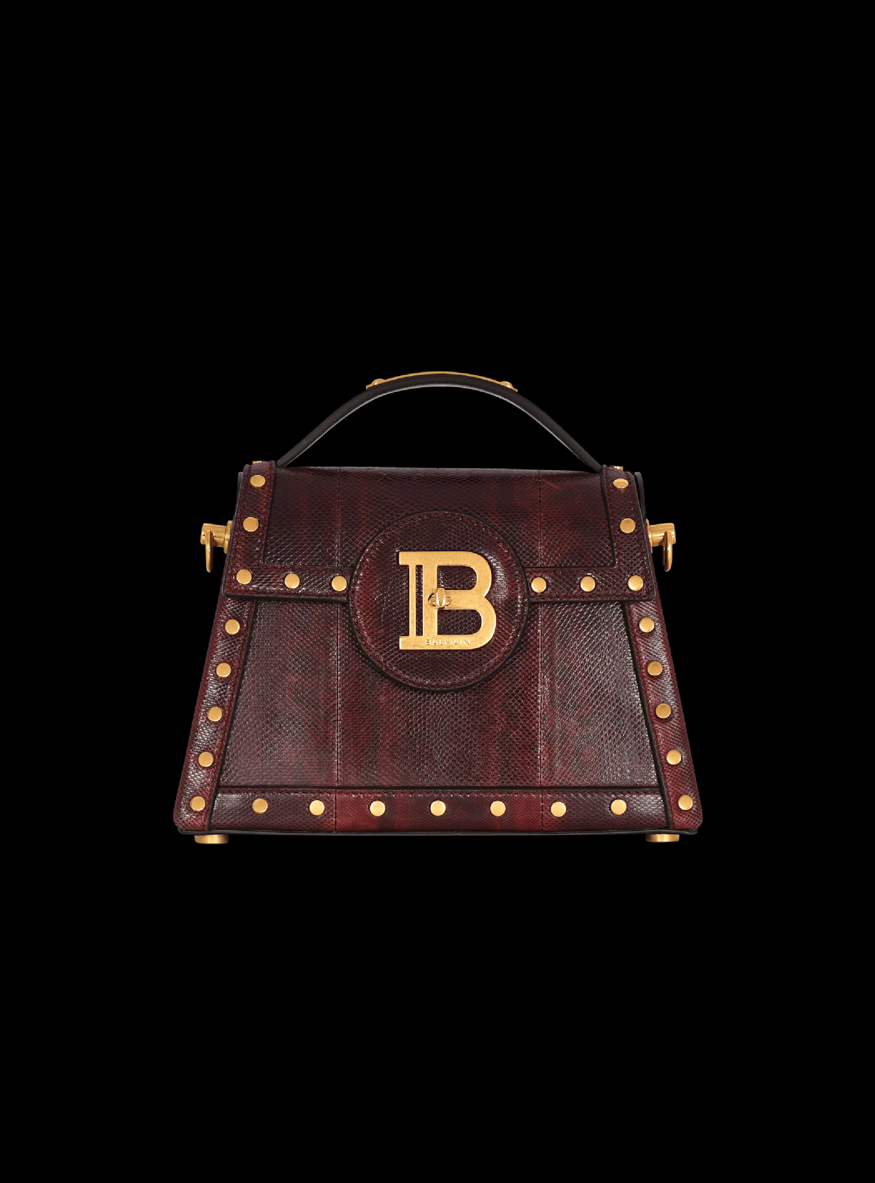 Balmain Borse A Spalla | Borse A Tracolla-B-Buzz Dynasty Karung Leather Bag red