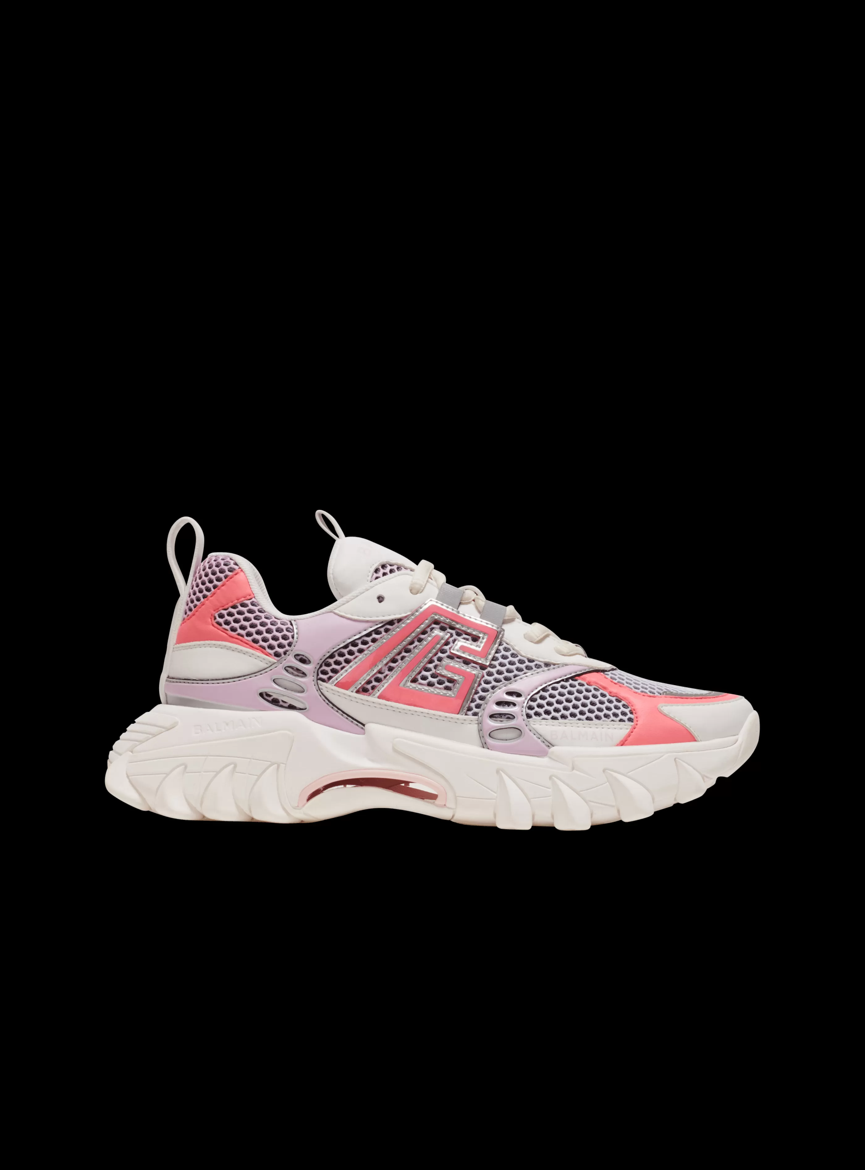 Balmain Donna | Sneakers-B-East PB Trainers In Technical Materials And Mesh pink