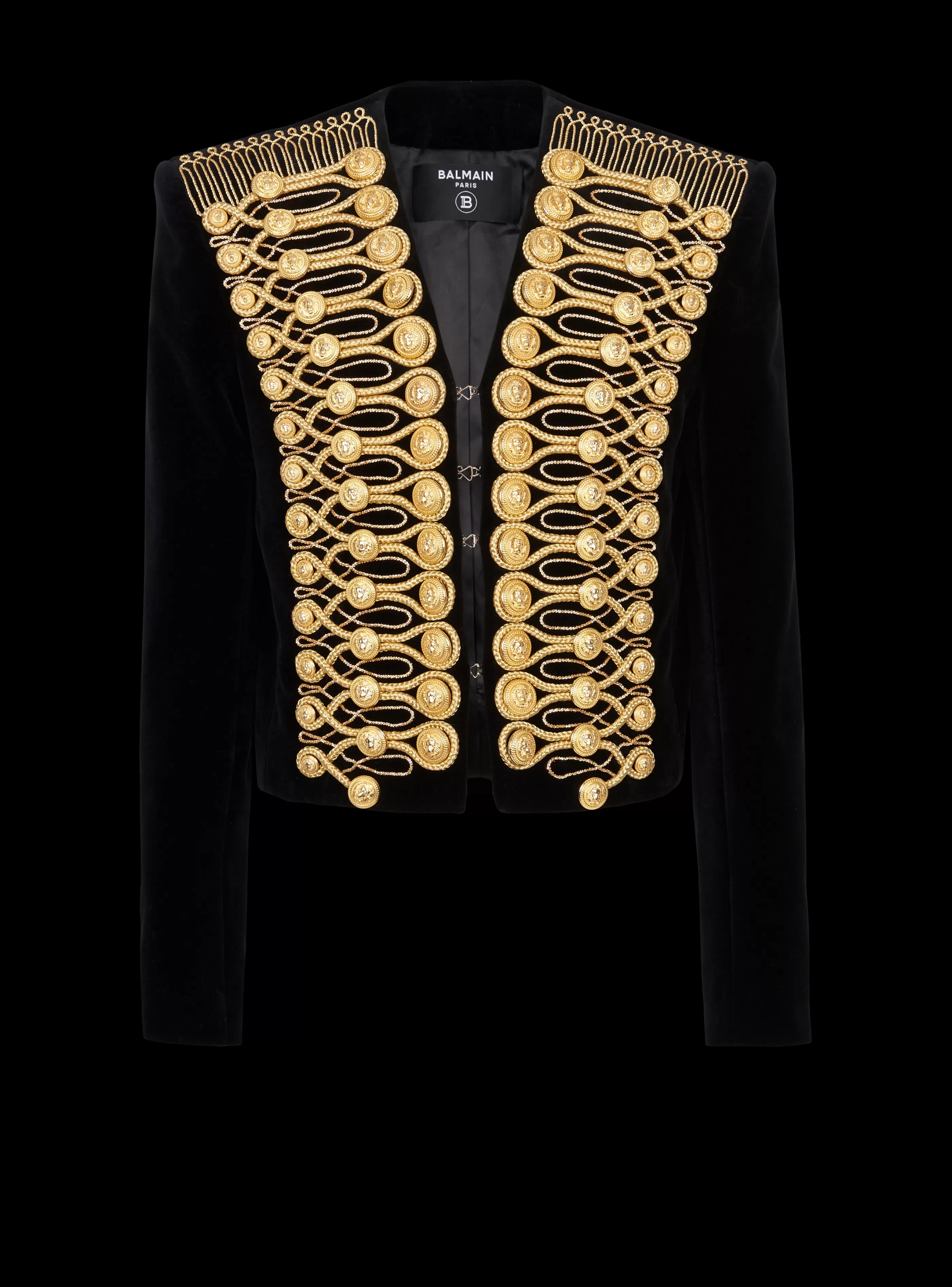 Balmain Giacche E Blazers-Brandenburg Jacket With Embroidery gold