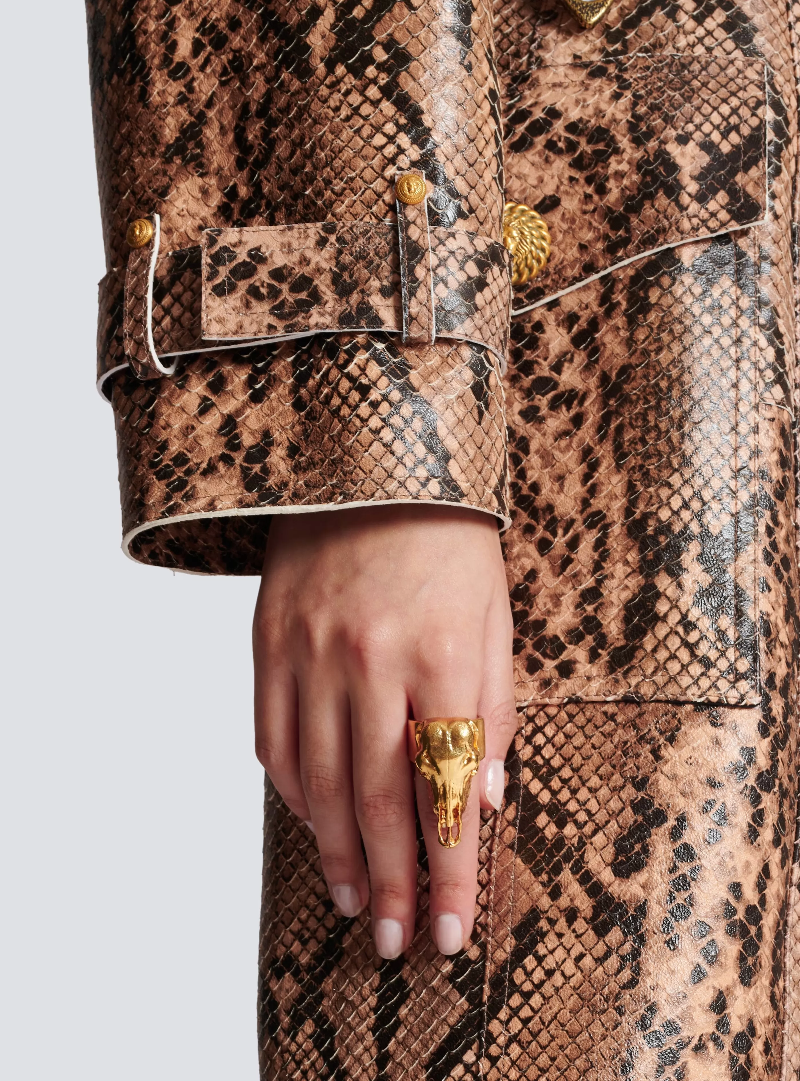 Balmain Gioielli Moda | Gioielli Moda-Buffalo Skull Ring gold