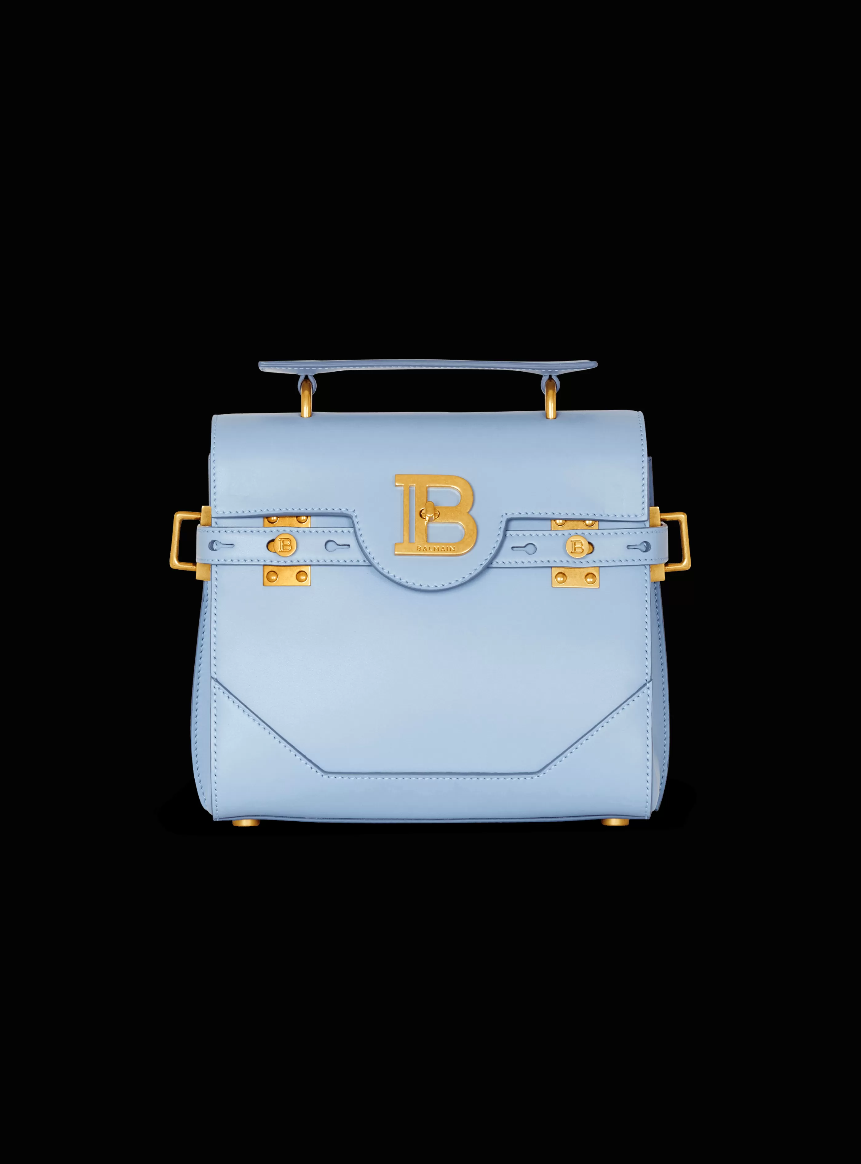 Balmain Borse A Spalla | Borse A Mano-Calfskin B-Buzz 23 Bag blue