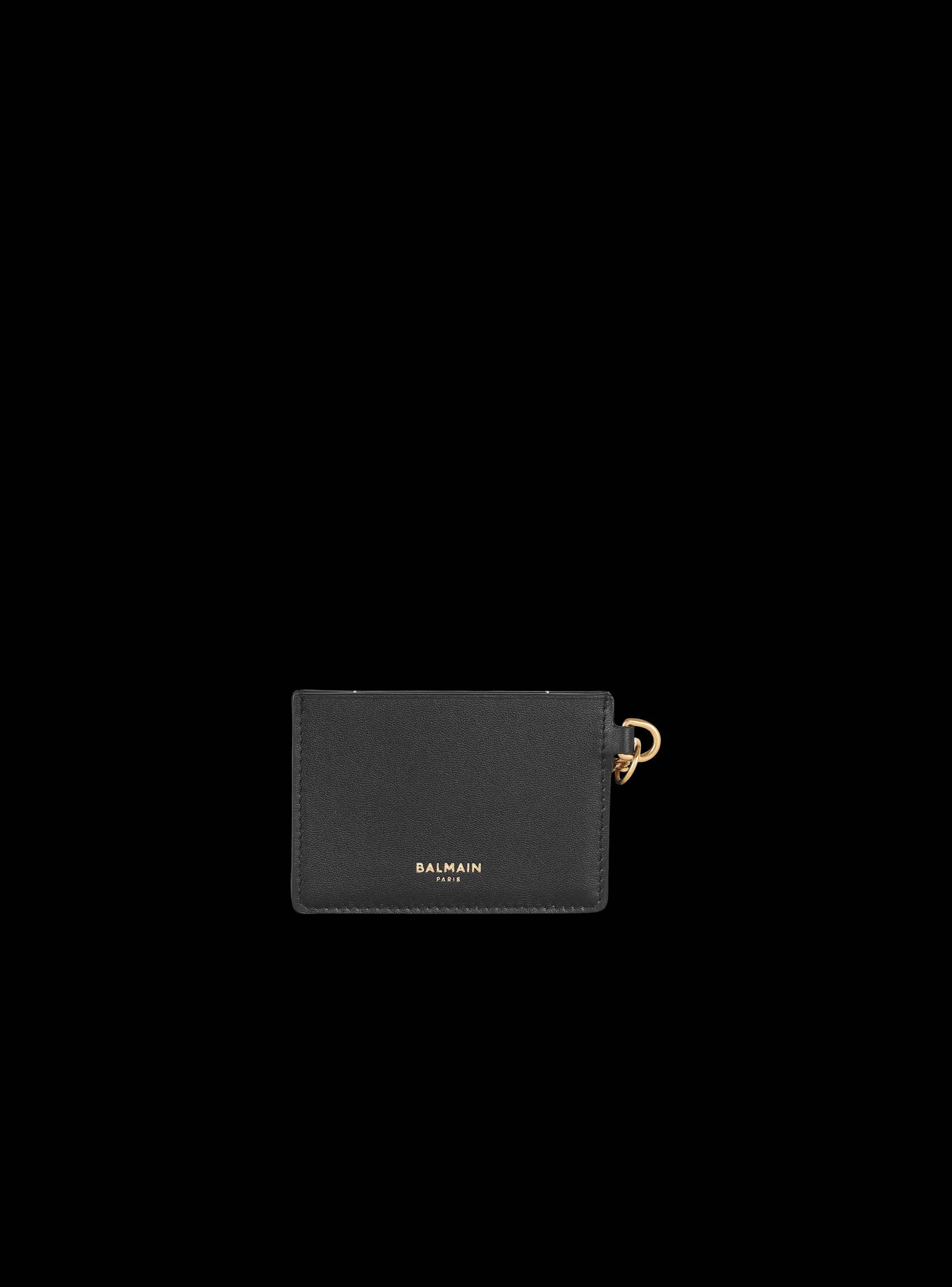 Balmain Piccola Pelletteria | Piccola Pelletteria-Calfskin Coin Card Holder black