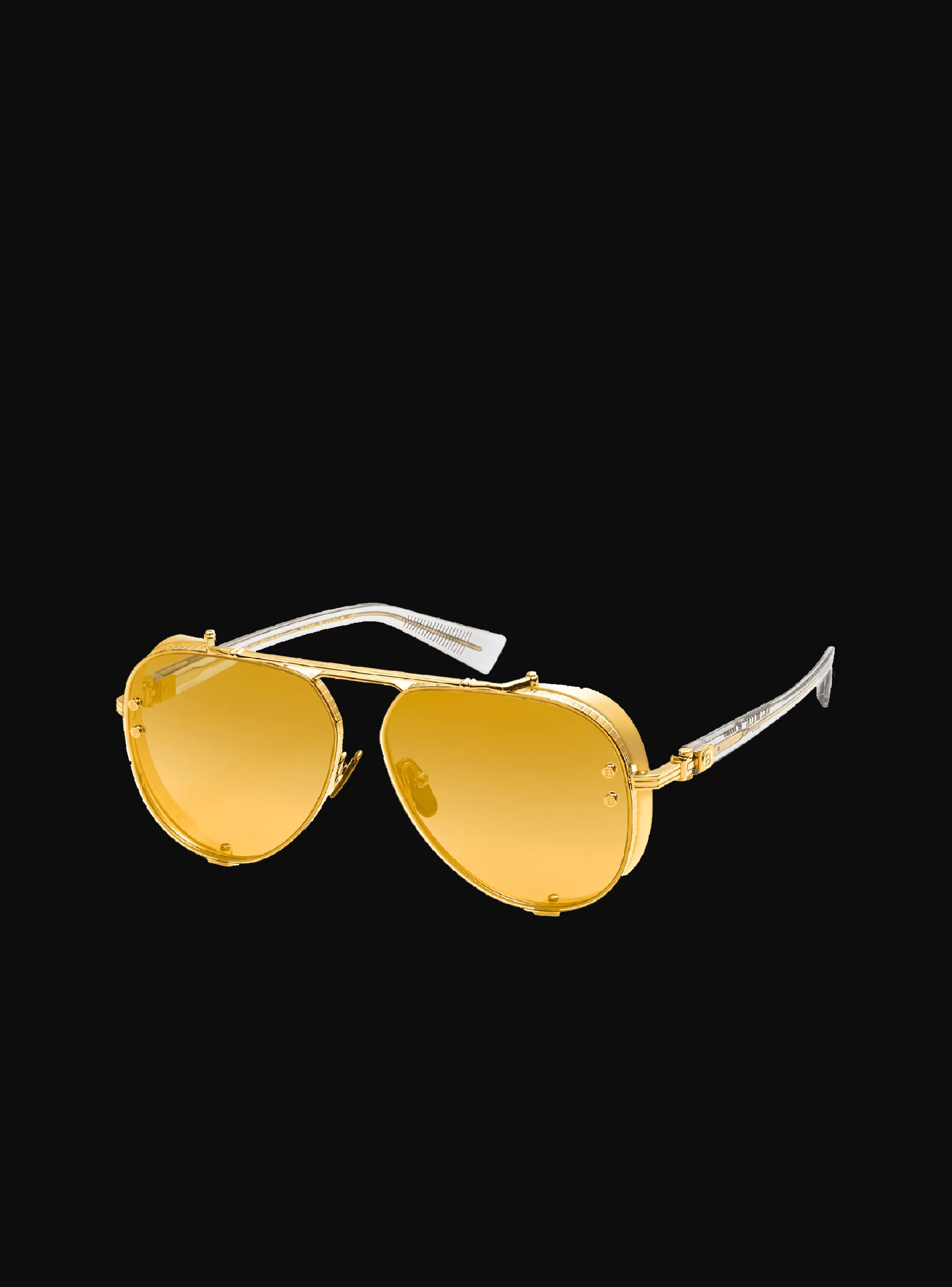 Balmain Occhiali | Occhiali-Capitaine Sunglasses gold