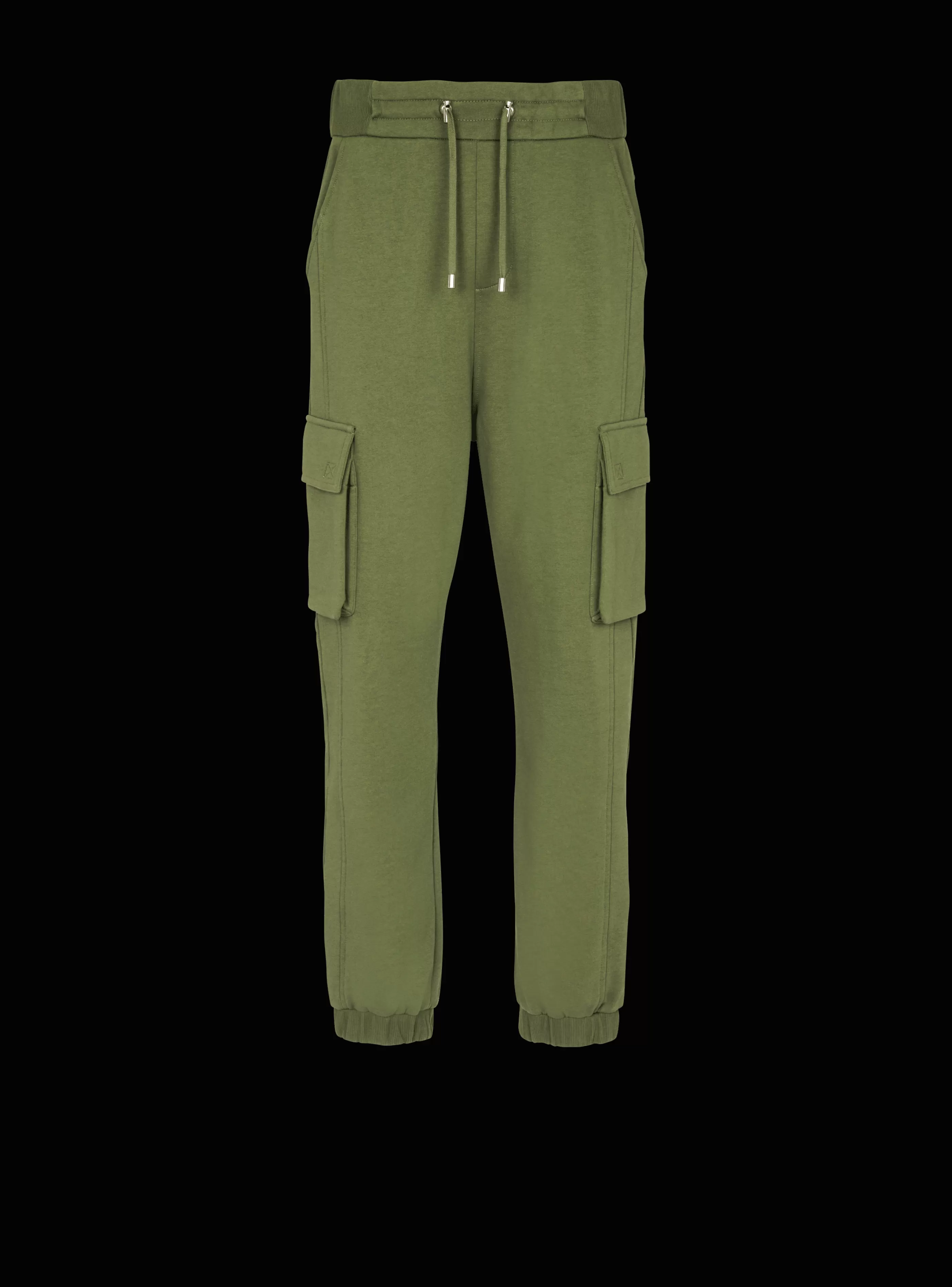 Balmain Abbigliamento Sportivo | Pantaloni E Pantaloncini-Cargo Joggers With Paris Print khaki