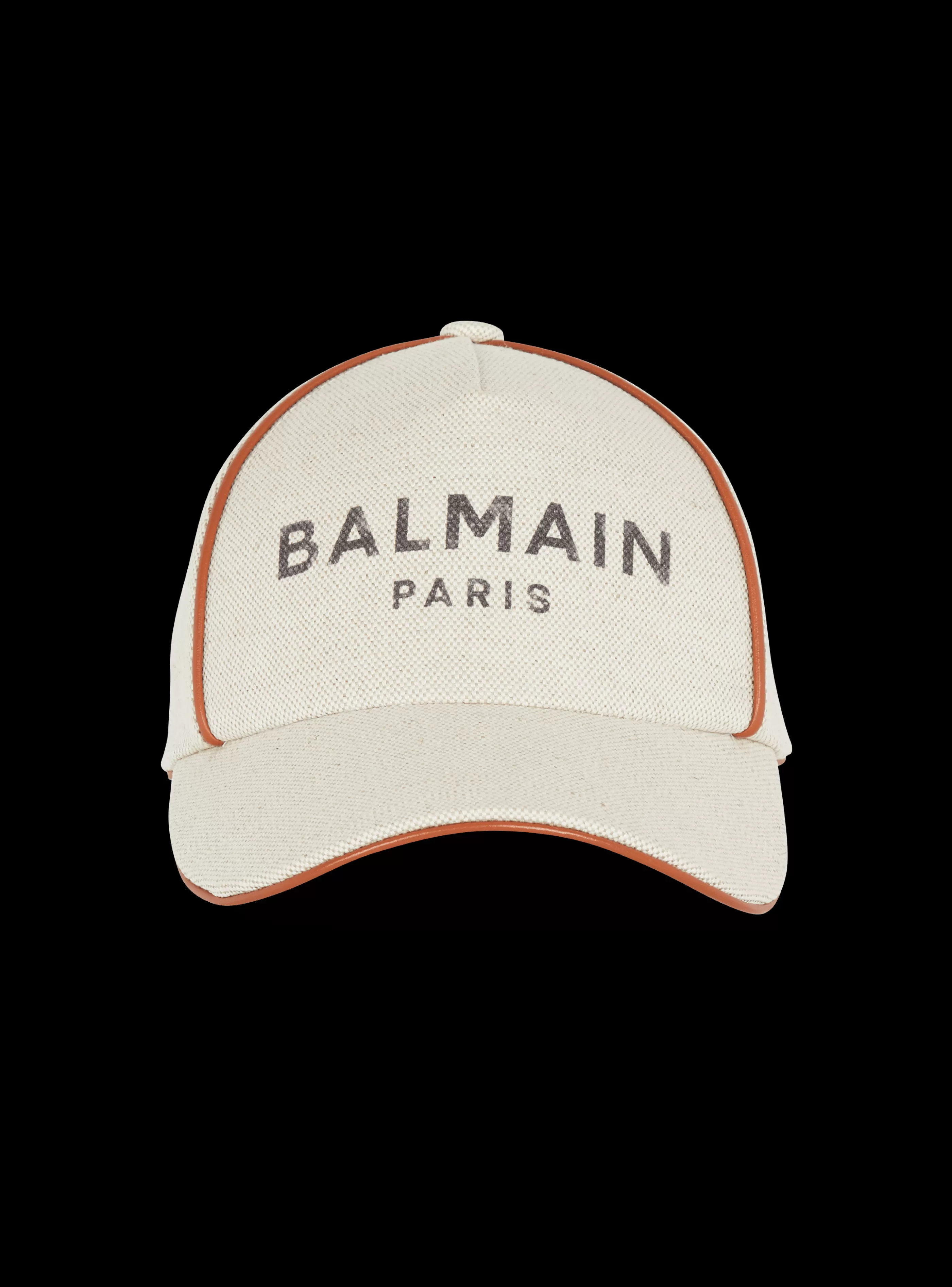 Balmain Cappelli-Cotton B-Army Cap With Logo white