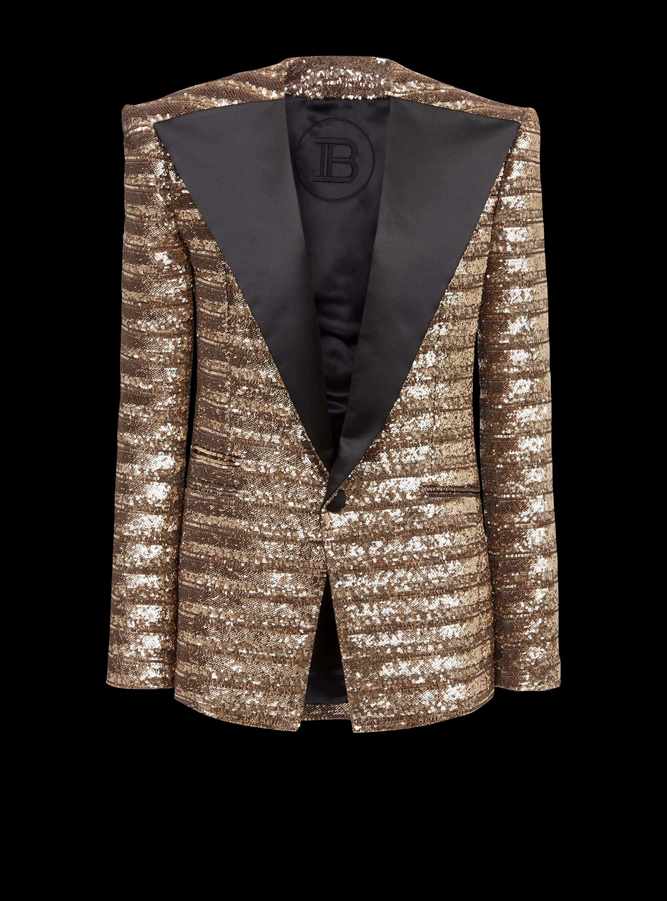 Balmain Giacche E Blazers-Embroidered '70s Jacket gold