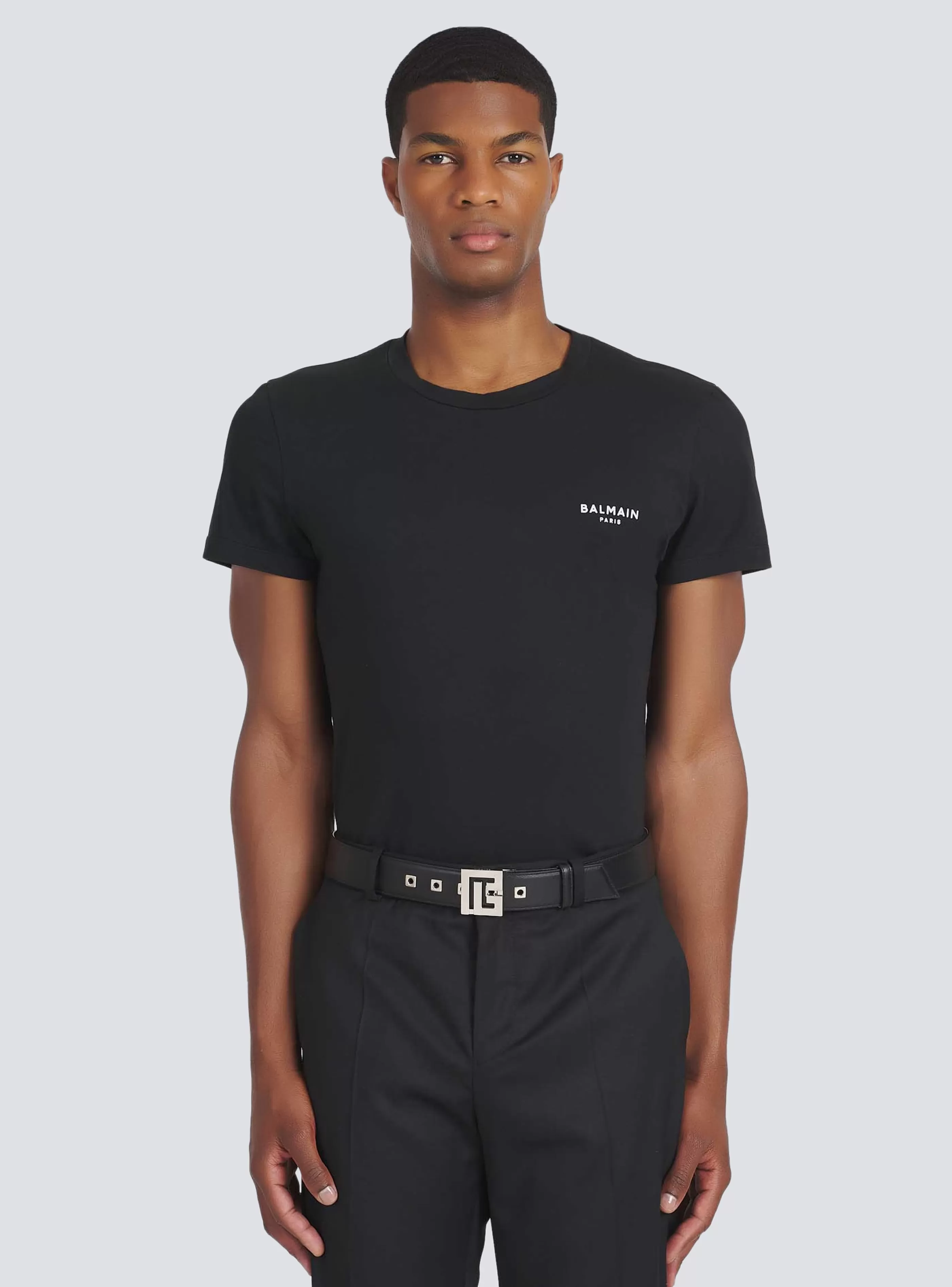 Balmain Cinture-Leather PB Belt Belt black