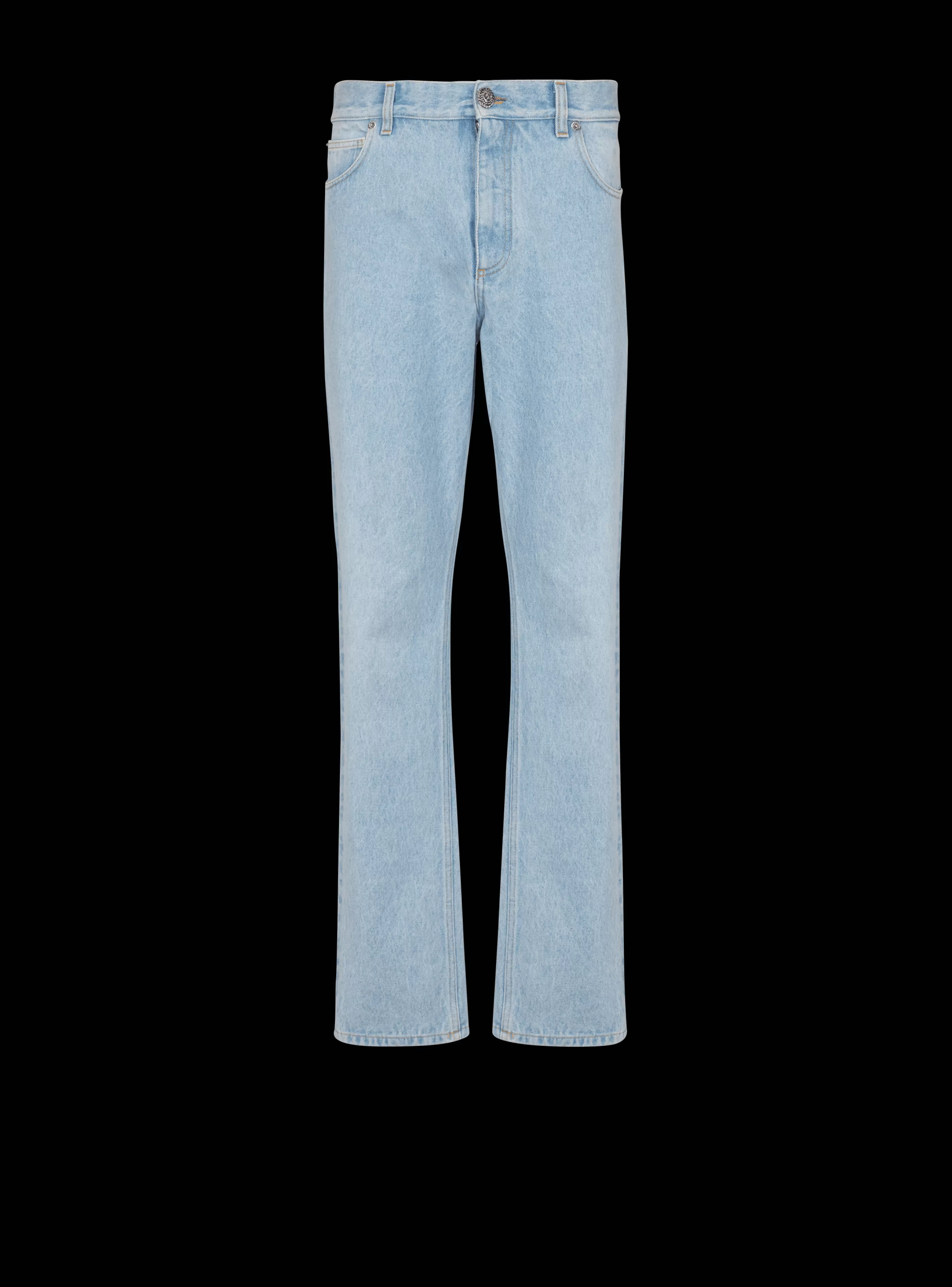 Balmain Denim-Light Regular-fit Denim Jeans blue