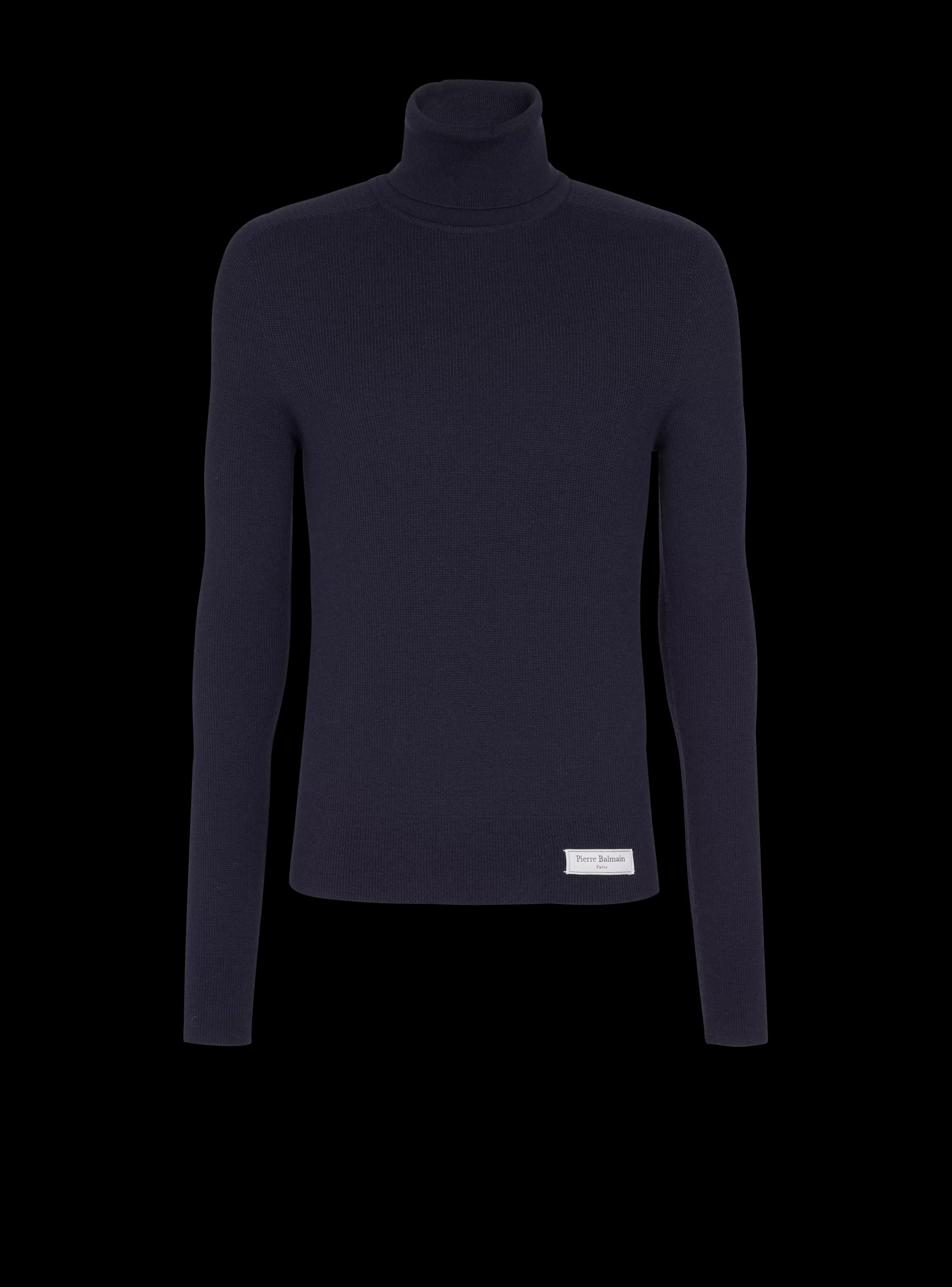 Balmain Maglieria-PB Turtleneck navy