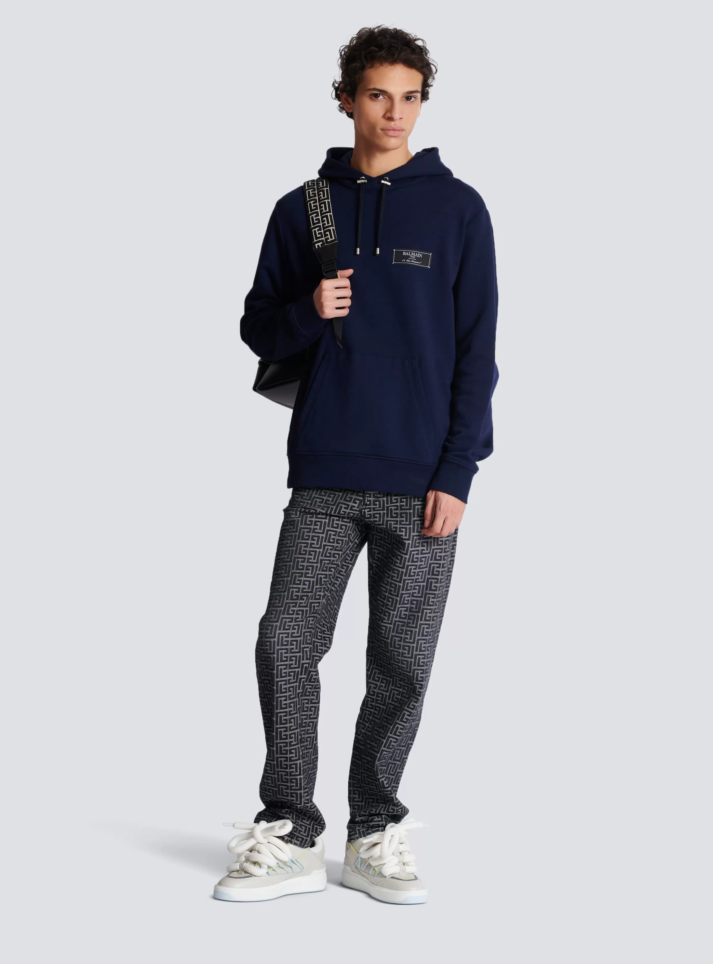 Balmain Abbigliamento Sportivo | Felpe-Pierre Hoodie navy