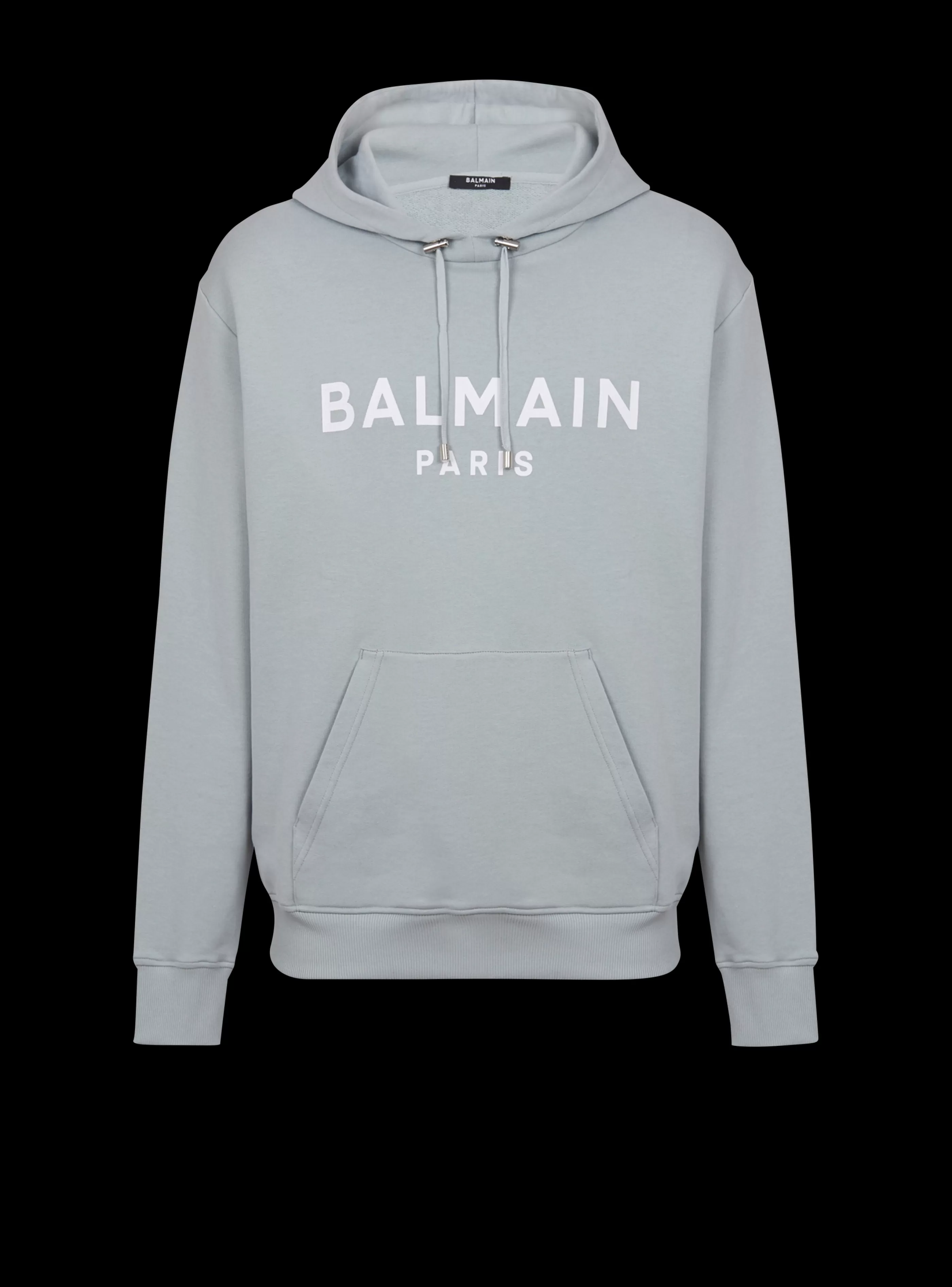 Balmain Abbigliamento Sportivo | Felpe-Printed Paris Hoodie grey