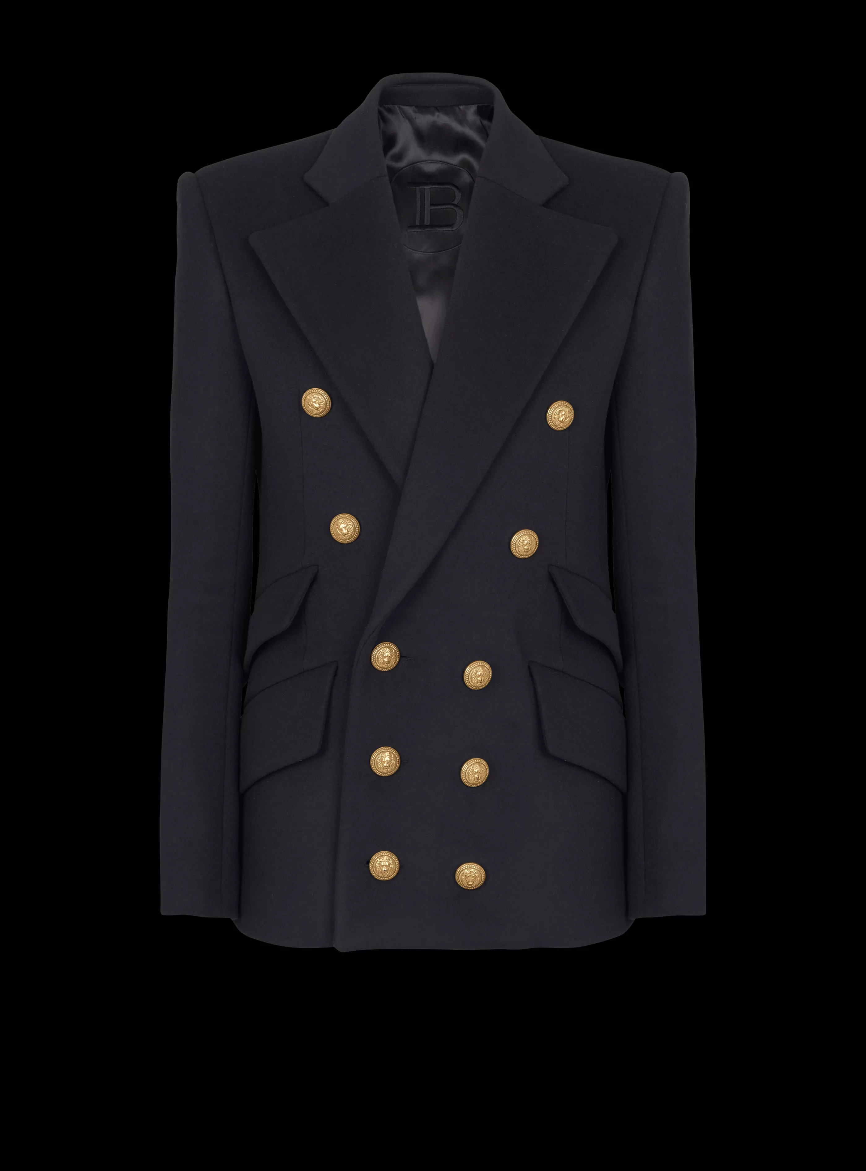 Balmain Capispalla | Capispalla-Short Military-style Coat navy