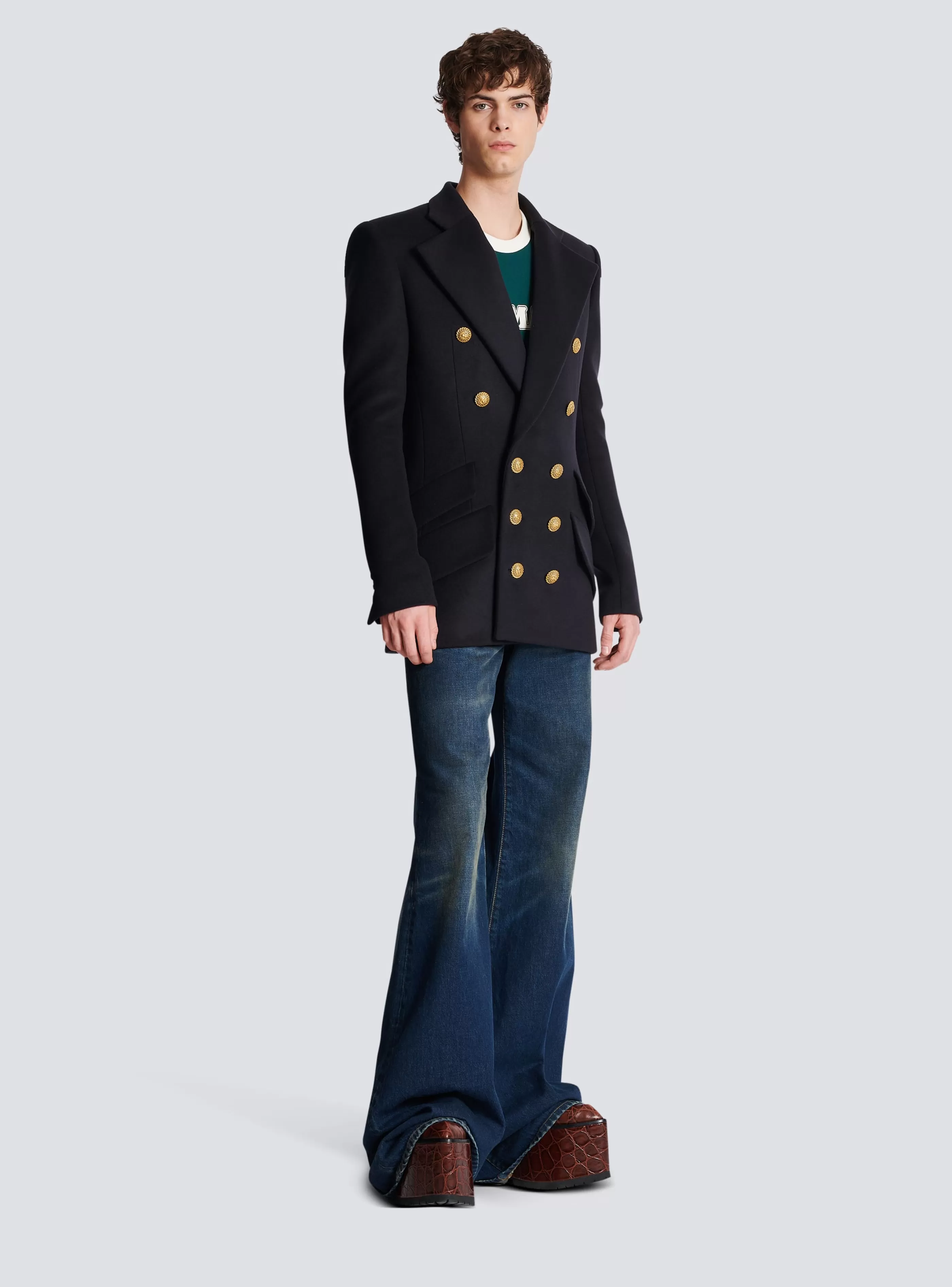 Balmain Capispalla | Capispalla-Short Military-style Coat navy