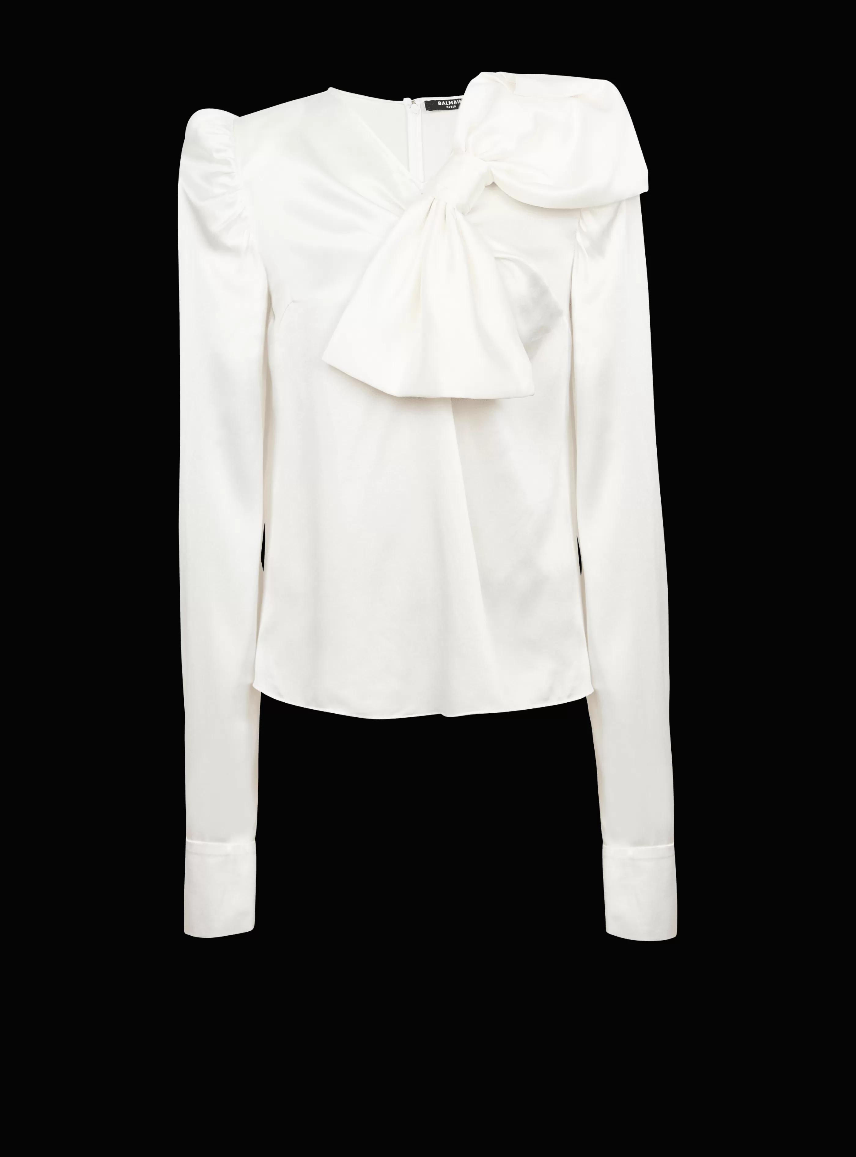 Balmain Top E Camicie-Top With A Large Bow white