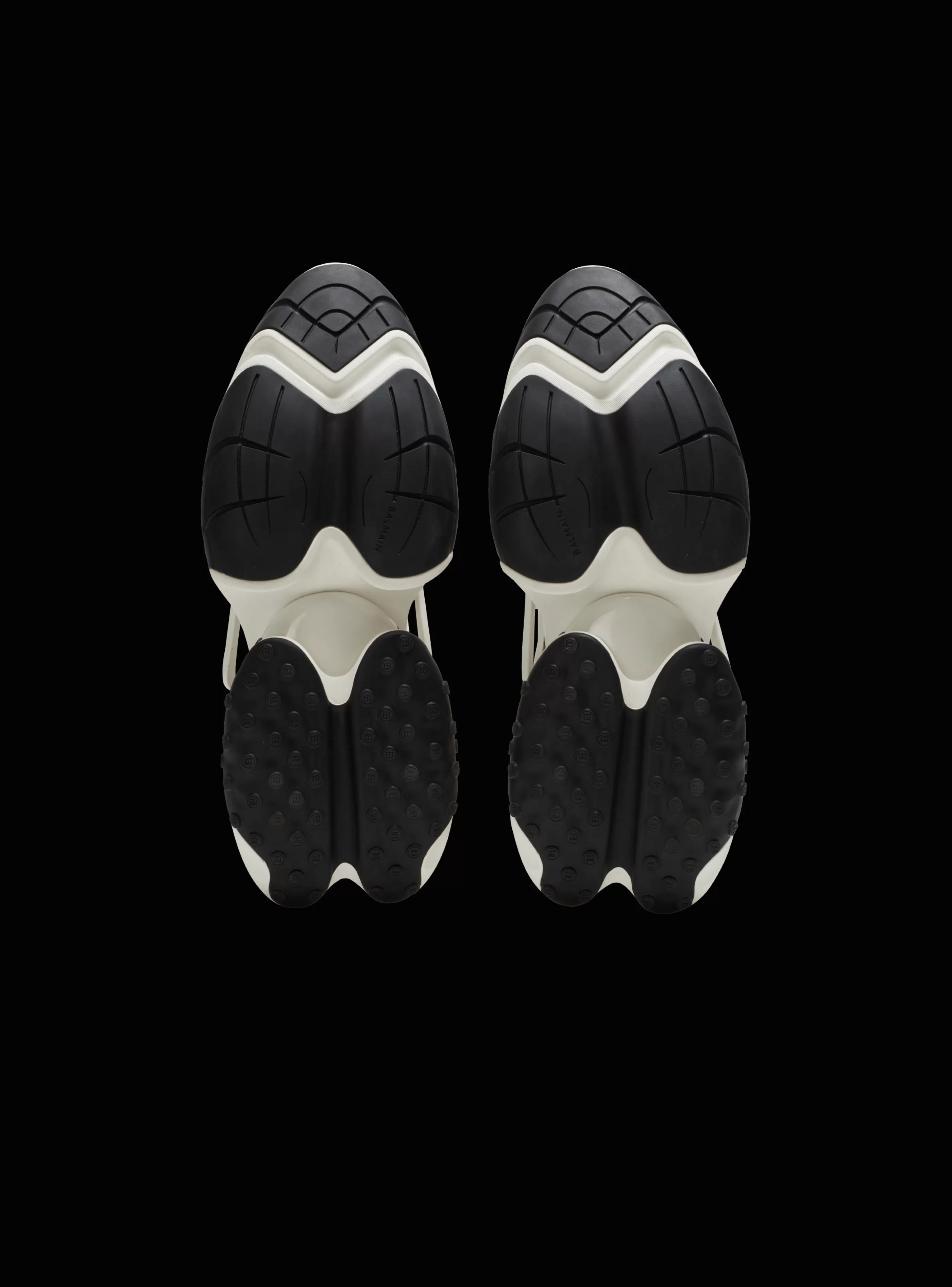 Balmain Unicorn-Unicorn High-top Trainers In Mesh And Leather white