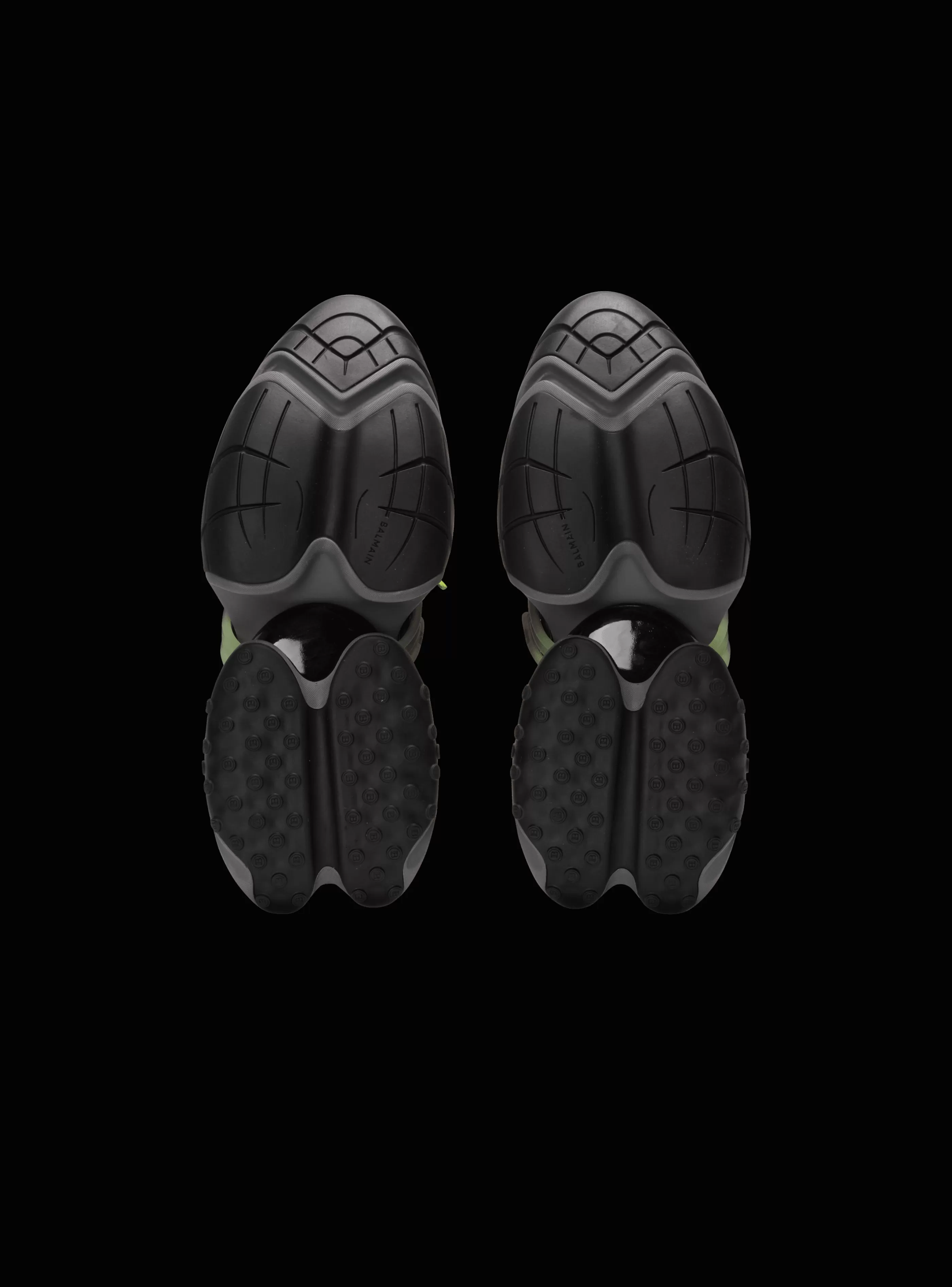 Balmain Unicorn-Unicorn Low Trainers In Neoprene And Calfskin black