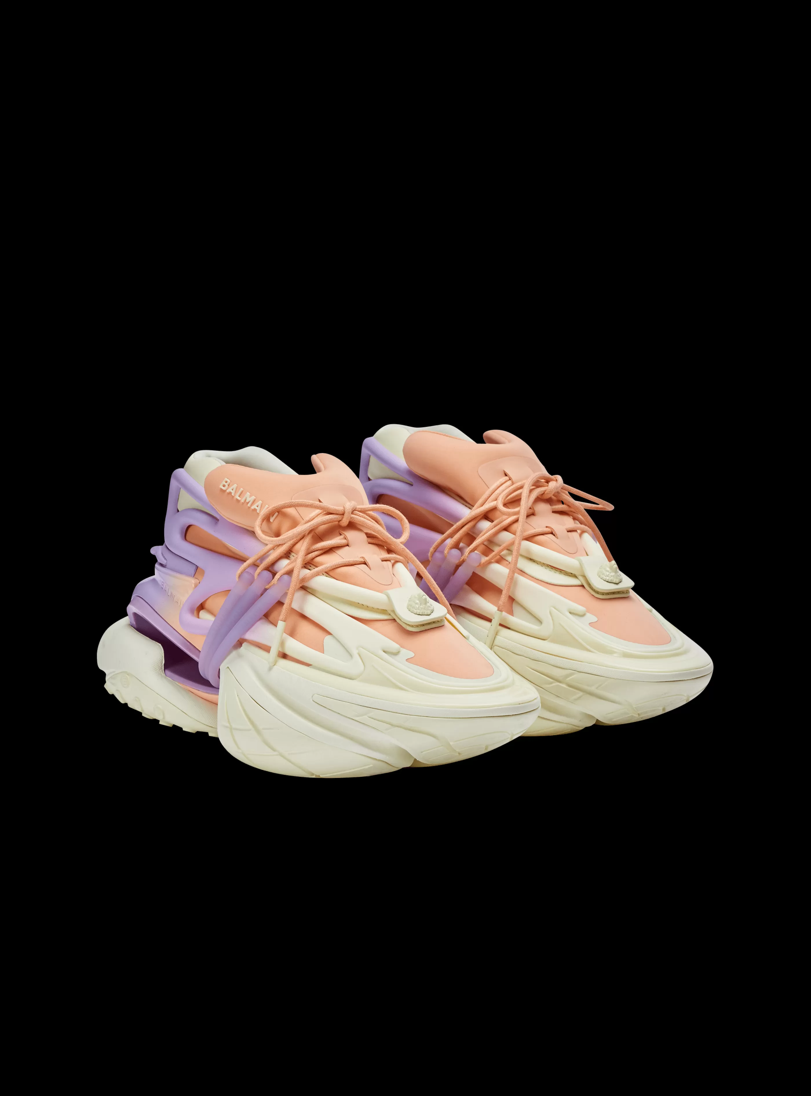 Balmain Donna | Sneakers-Unicorn Low-top Trainers In Neoprene And Calfskin multicolor