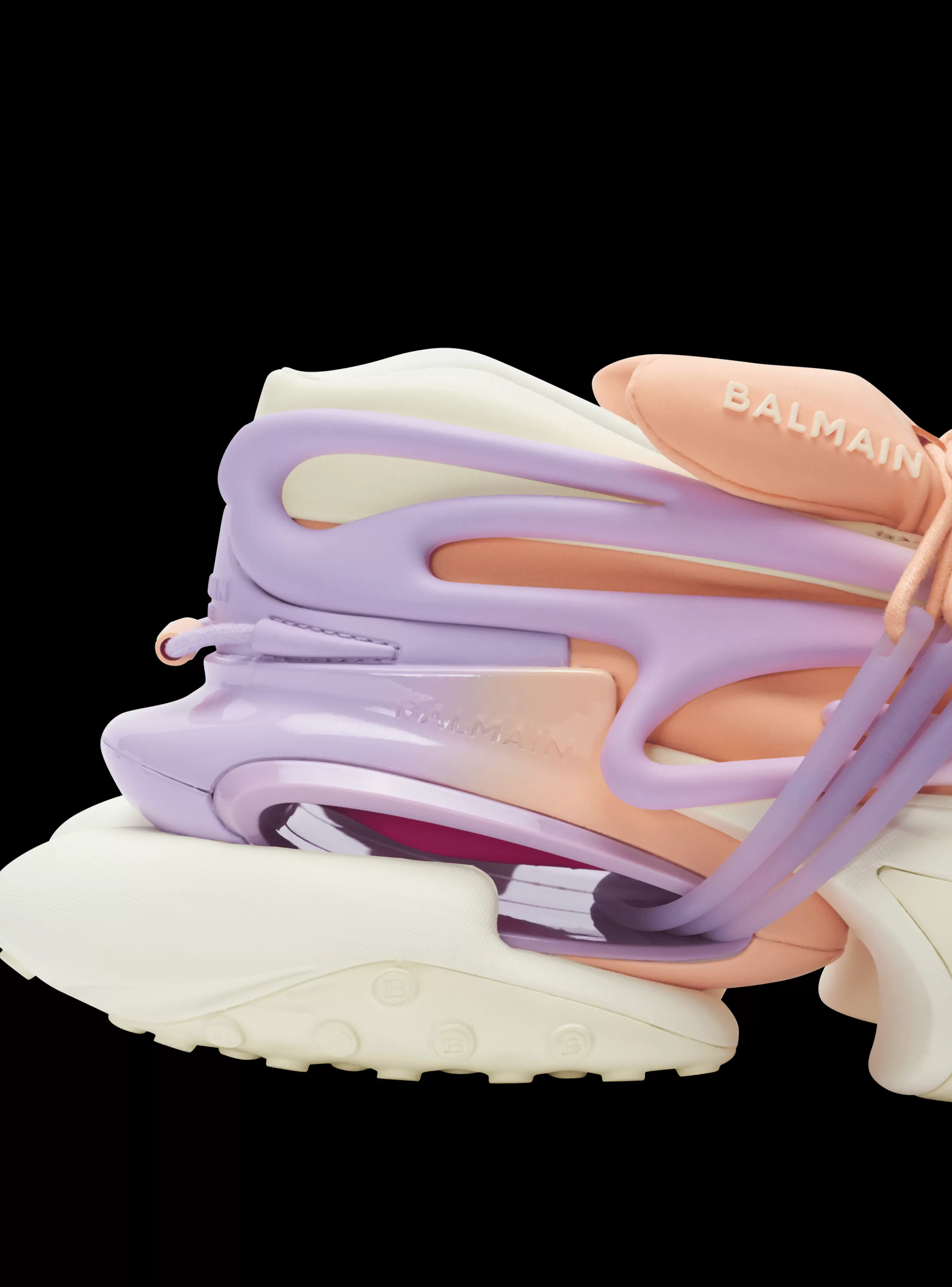 Balmain Donna | Sneakers-Unicorn Low-top Trainers In Neoprene And Calfskin multicolor